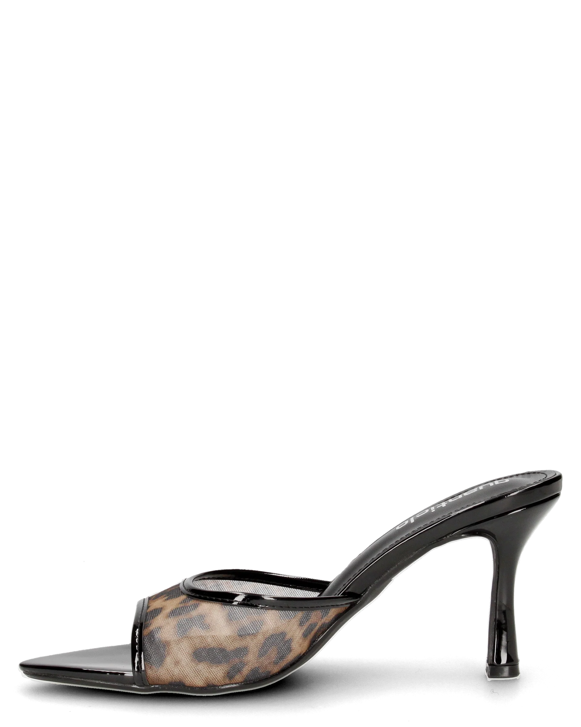 ALICJA - sabot maculati in mesh e vernice con tacco alto a stiletto - Image 3