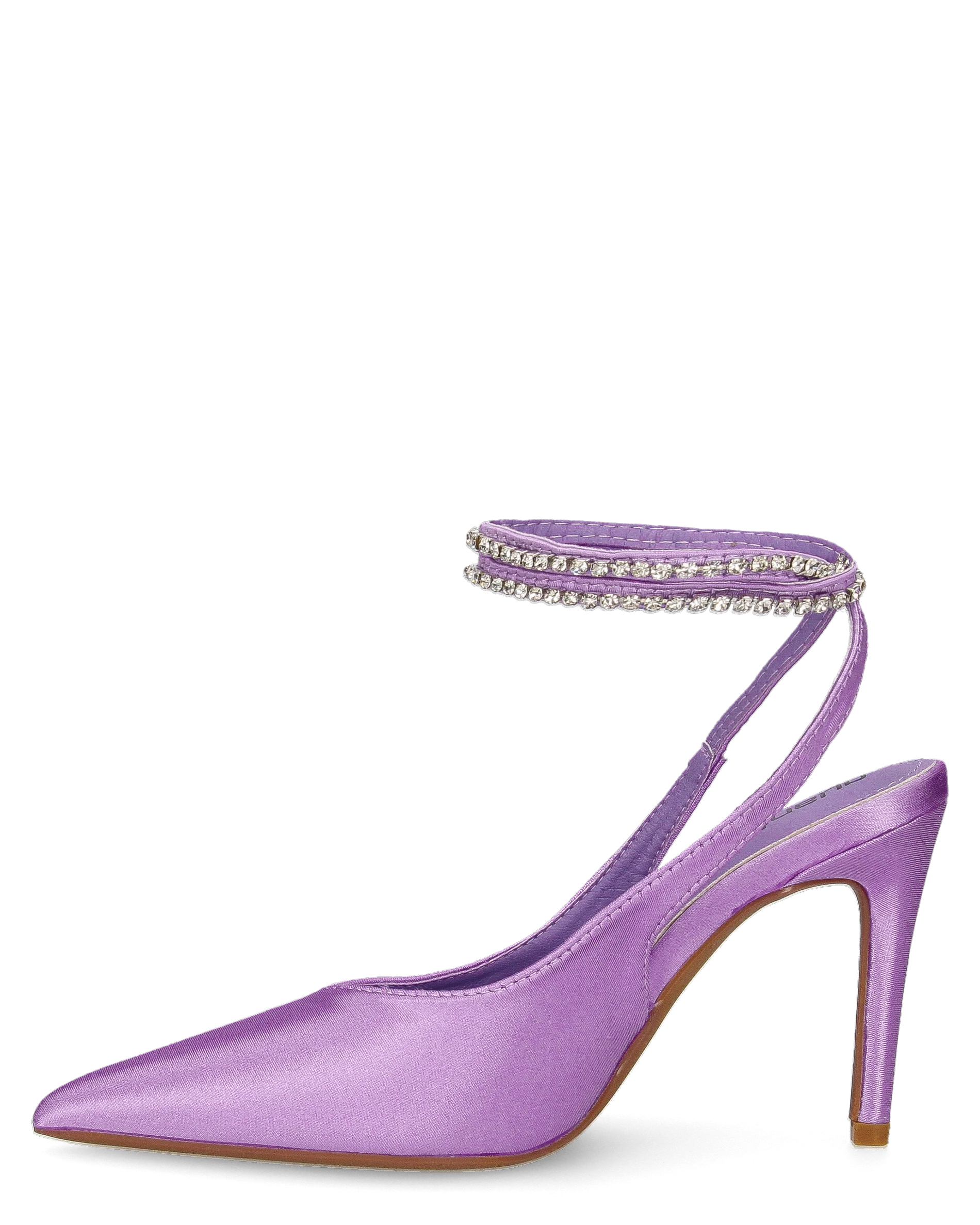 ANNAGRETA - decolette il lycra viola con gemme nel cinturino - Image 4