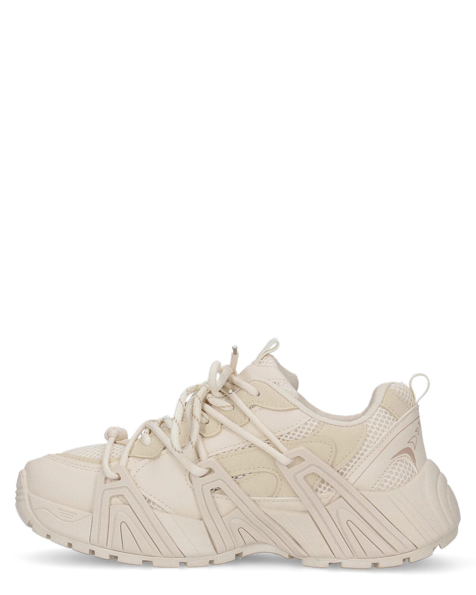 ARIEL - chunky sneakers sportive beige con doppio set di stringhe - Image 4