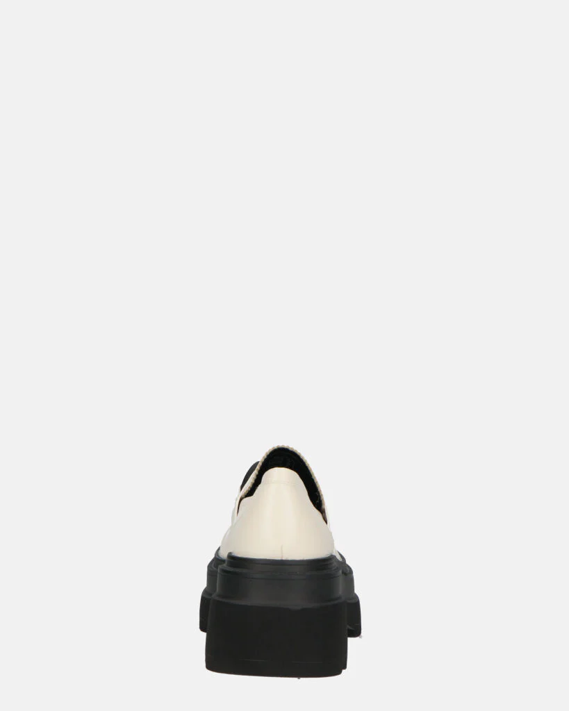 BESSIE - scarpe bianche platform con decorazione - Image 13