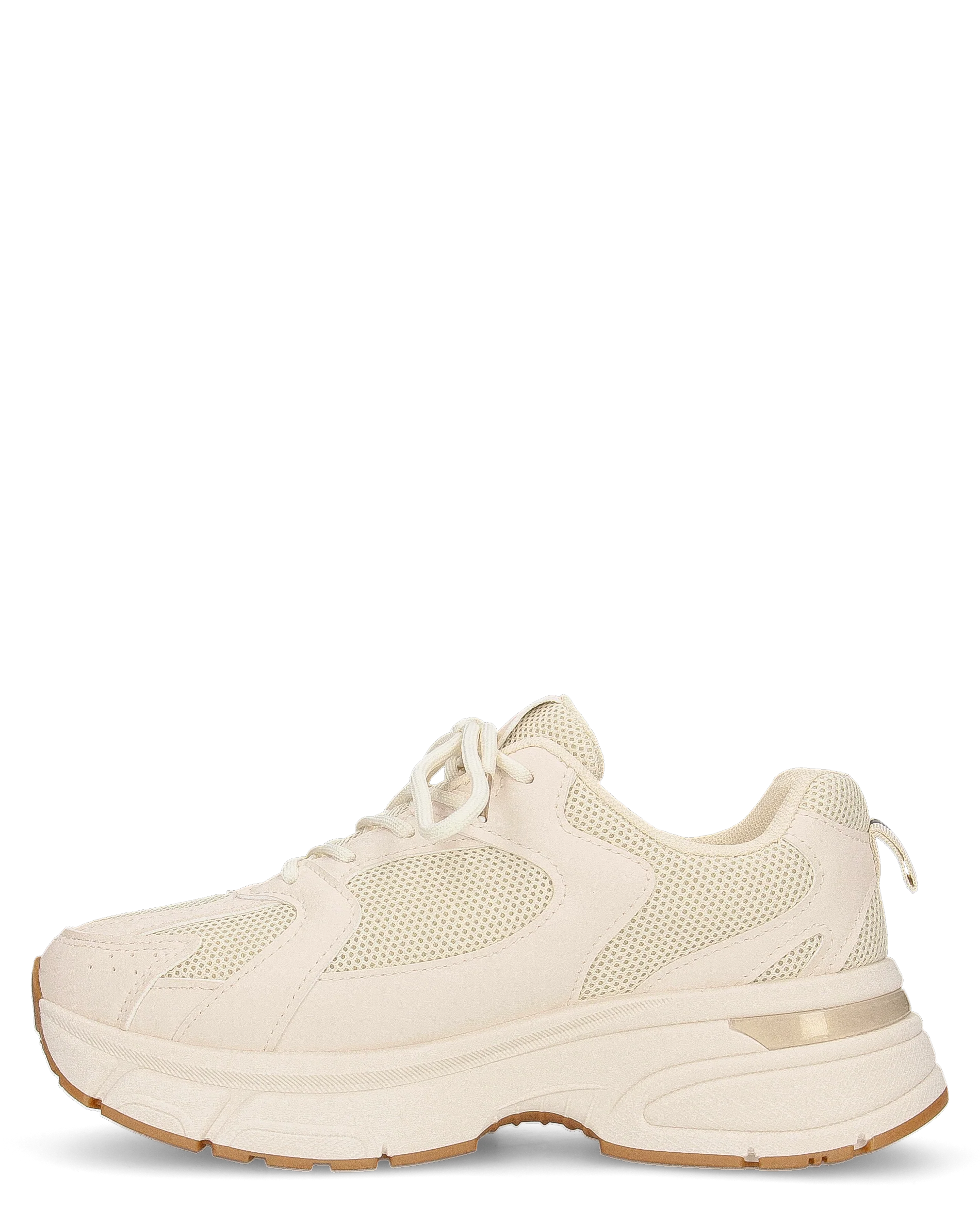 CAROLA - chunky sneakers beige con inserti ed interno rosa - Image 6