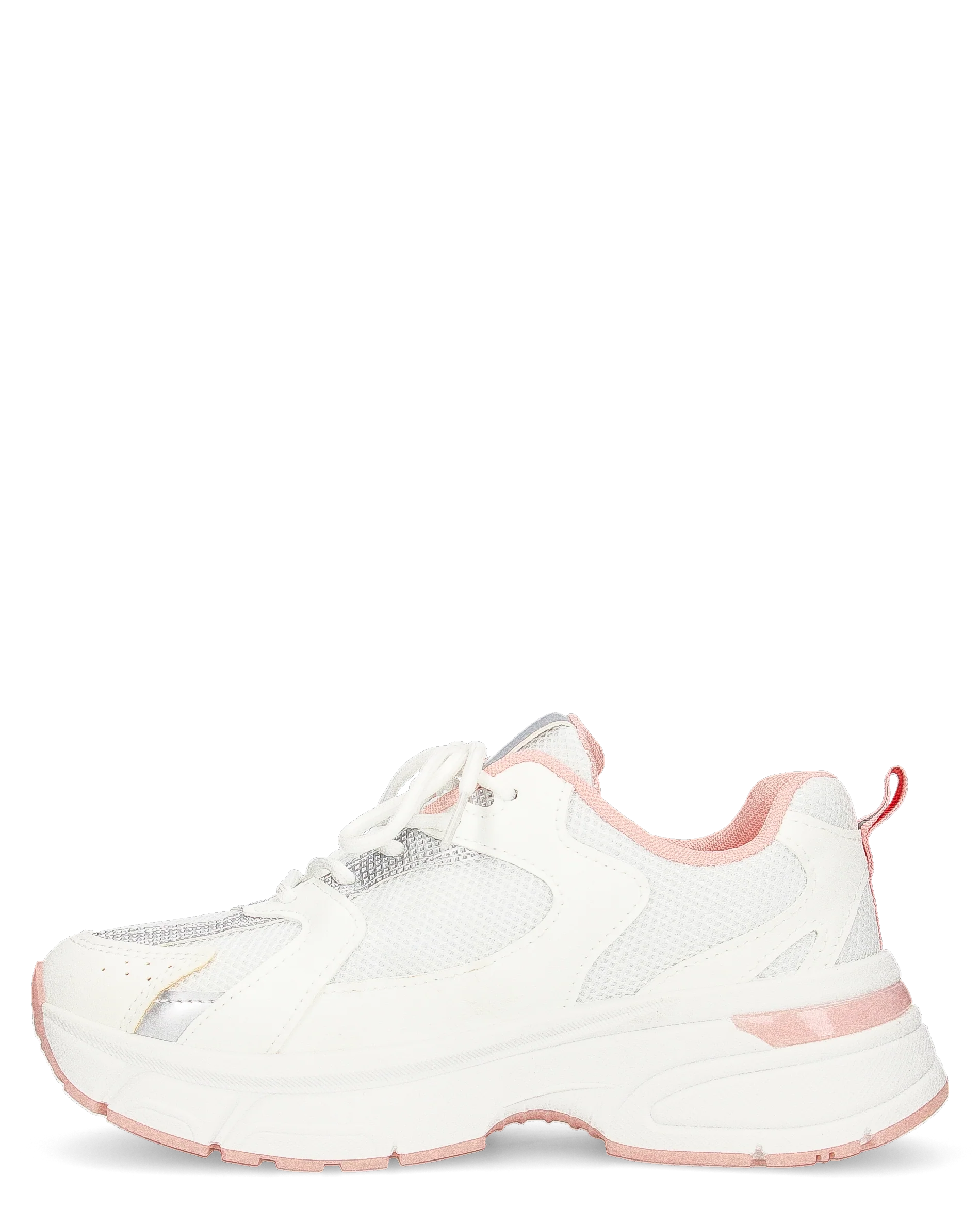 CAROLA - chunky sneakers bianche con inserti ed interno rosa - Image 6