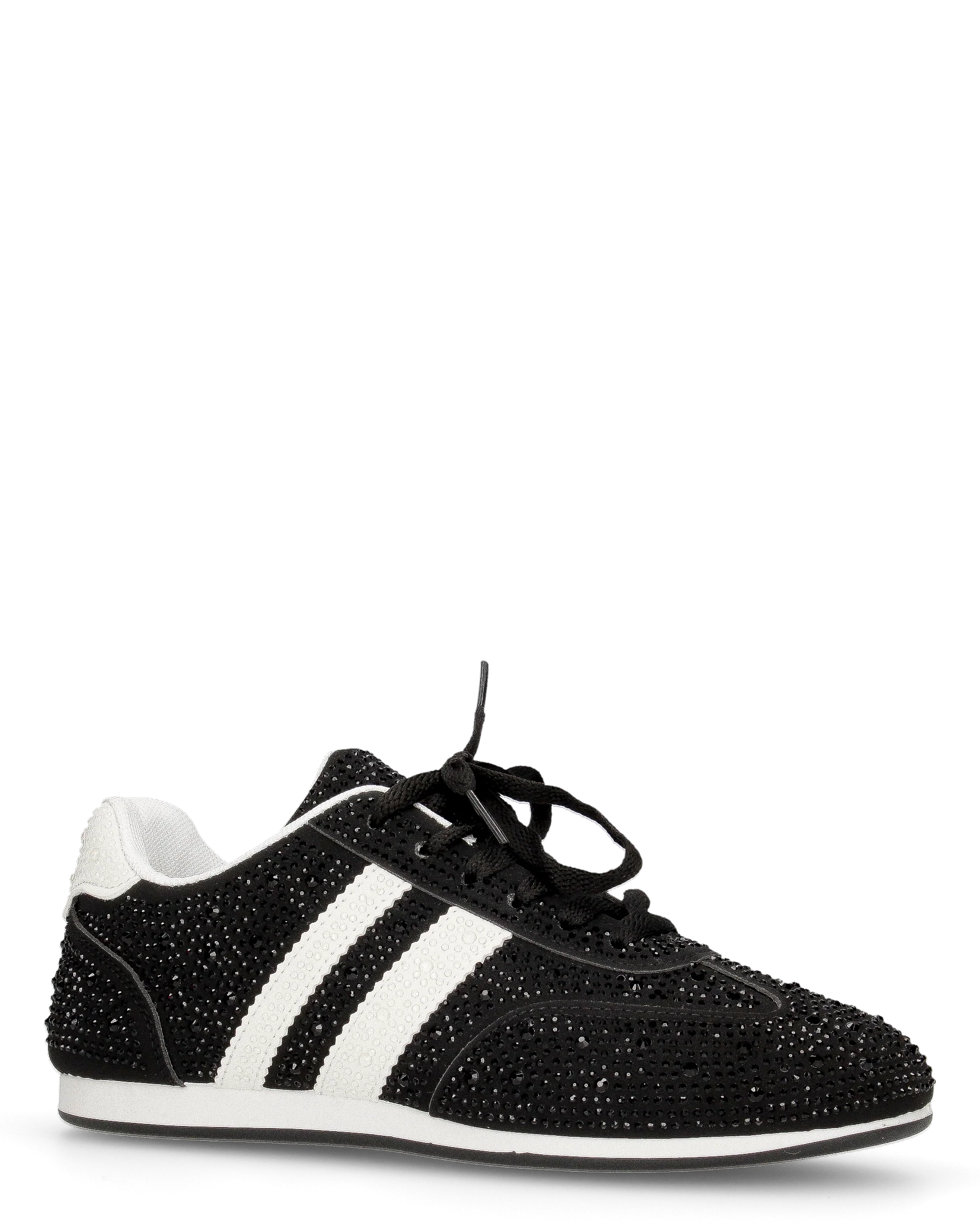 CASSIDY - scarpe basse nere con glitter brillanti - Image 2