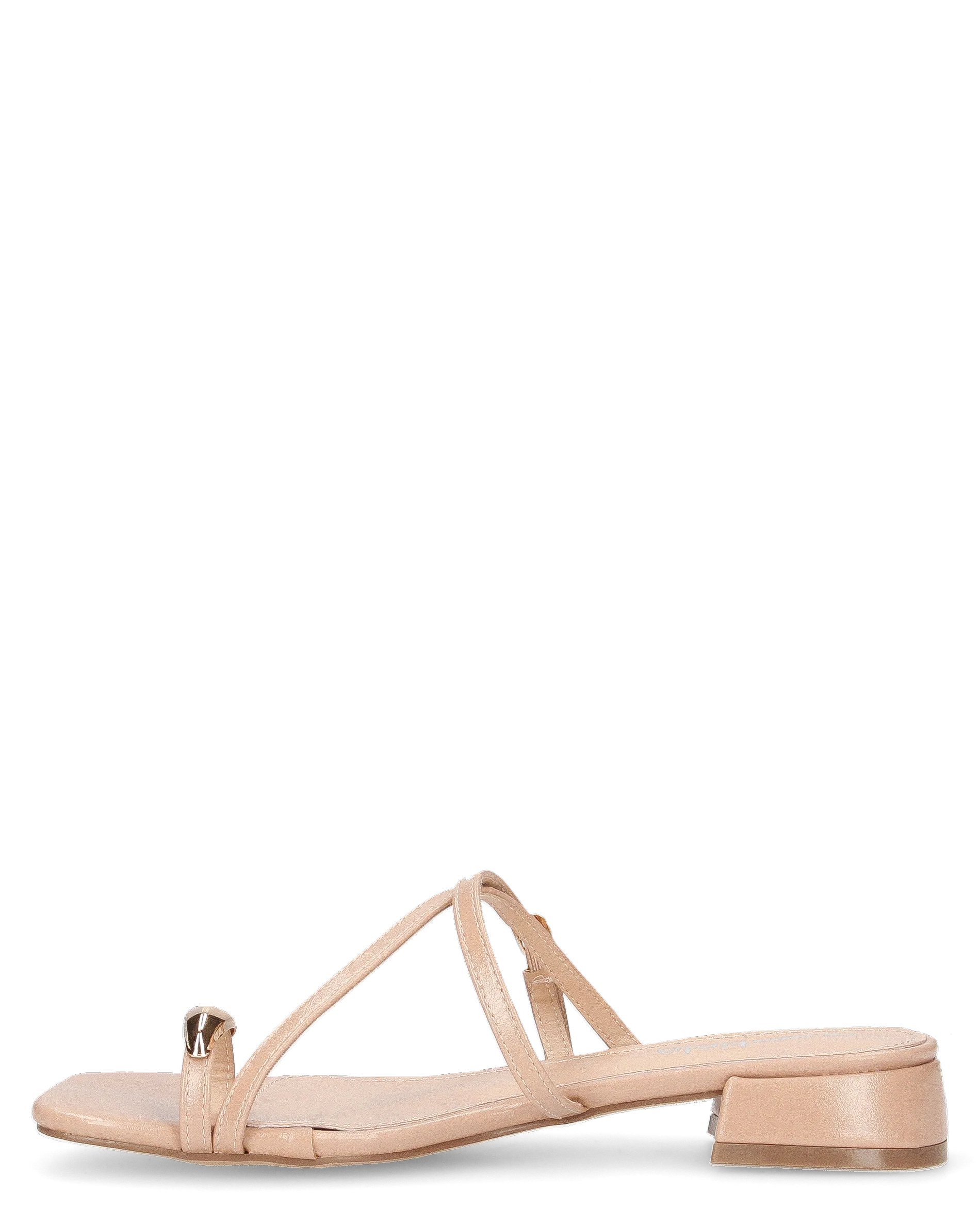 CELINA - sandali infradito beige con decorazione dorata - Image 6