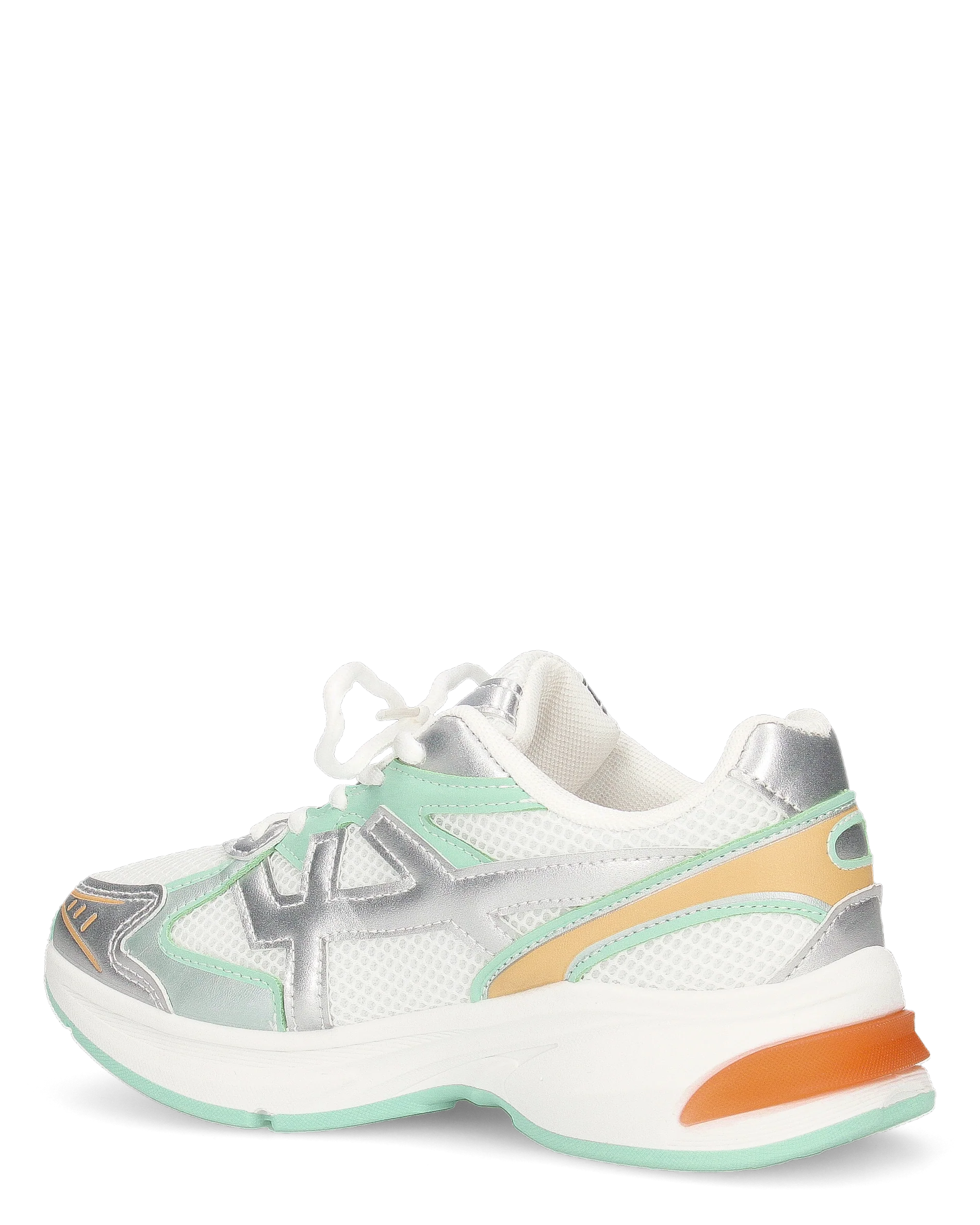 CHARLEE- sneakers bianche con inserti multicolore - Image 5