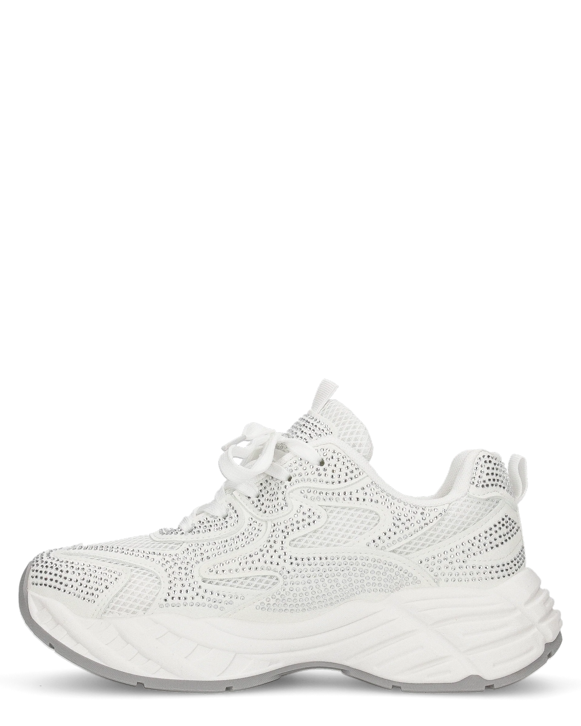 DIANA - Chunky sneakers bianche con tessuto brillantinato - Image 7