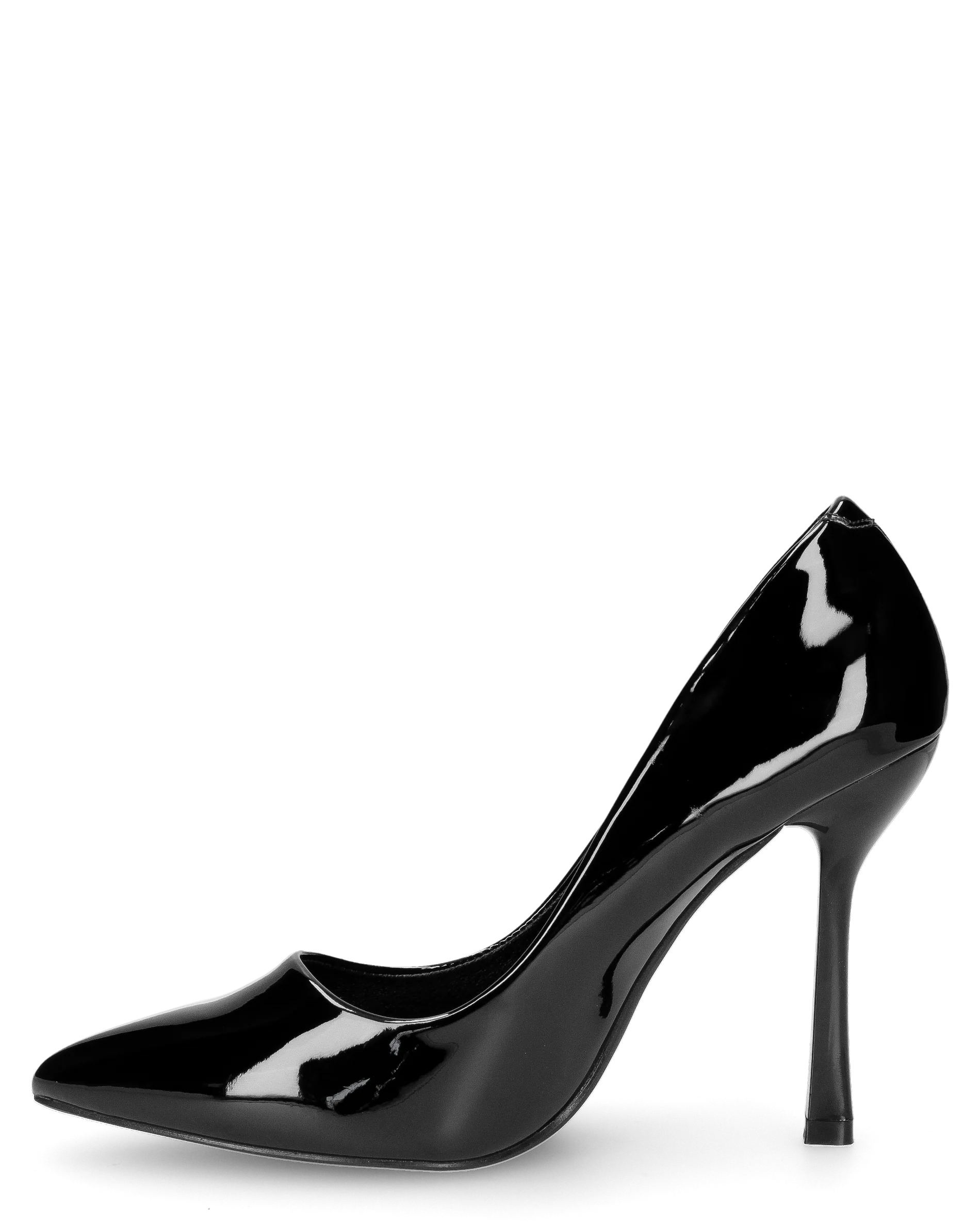 ELOWEN - décolleté in glassy nero con tacco a spillo - Image 6