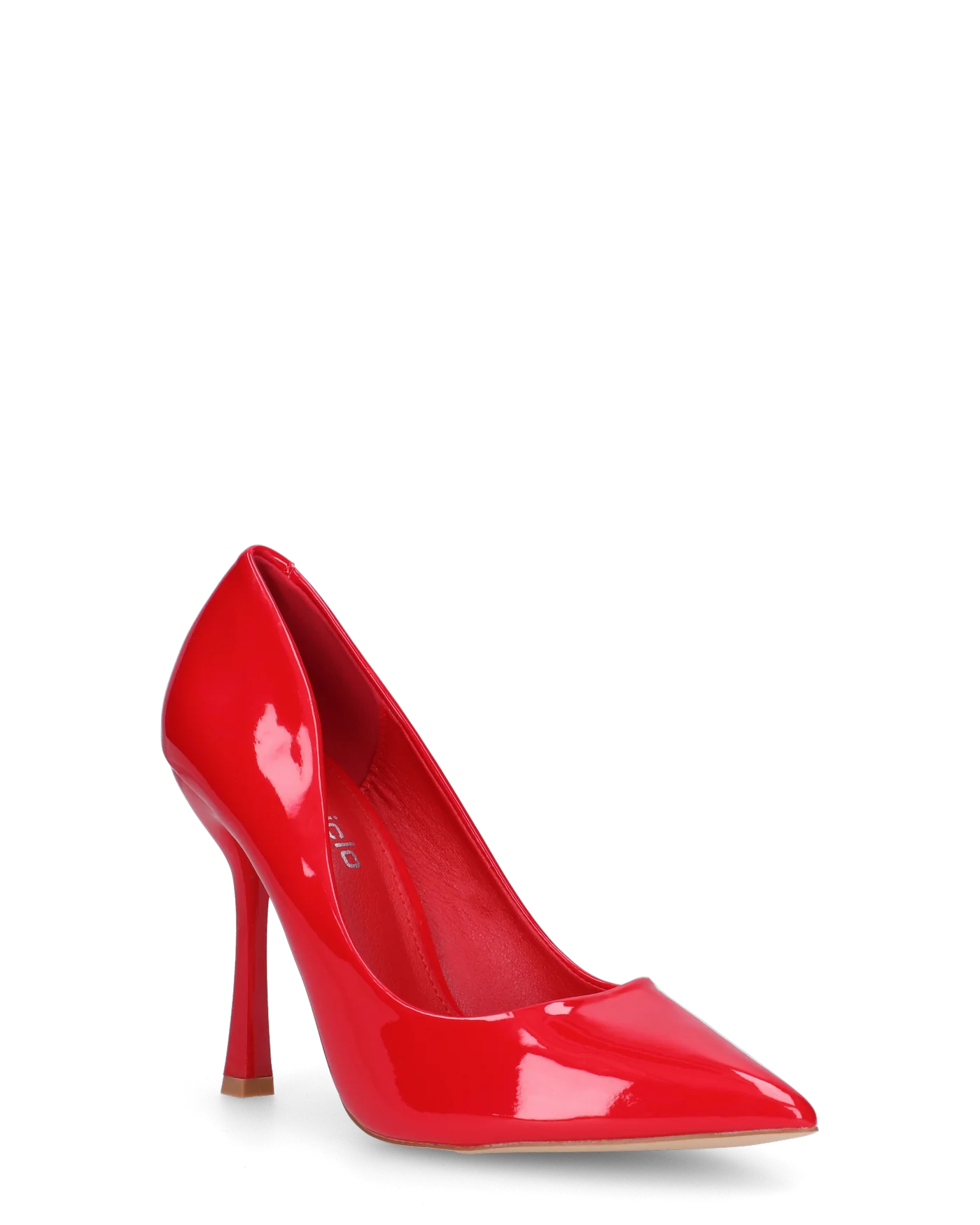 ELOWEN - décolleté in glassy rosso con tacco a spillo - Image 4