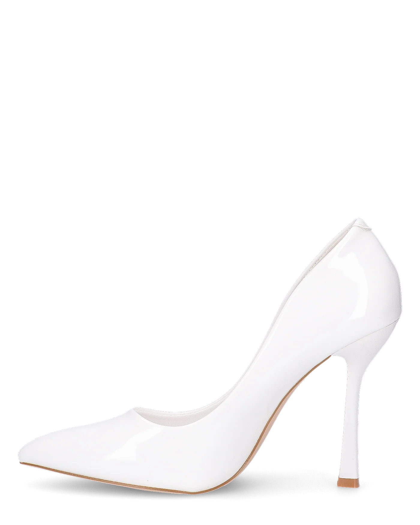 ELOWEN - décolleté in glassy bianco con tacco a spillo - Image 3