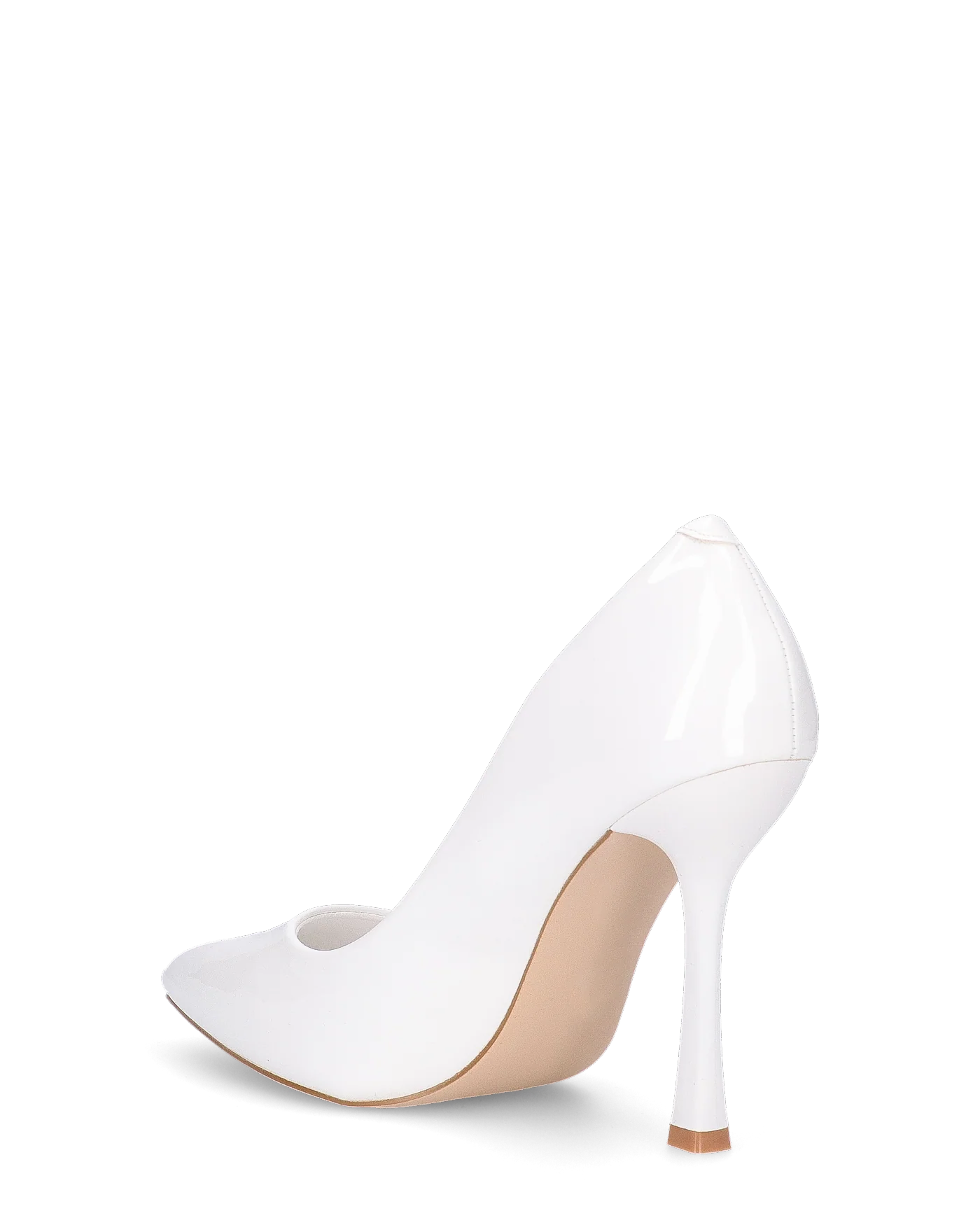 ELOWEN - décolleté in glassy bianco con tacco a spillo - Image 5