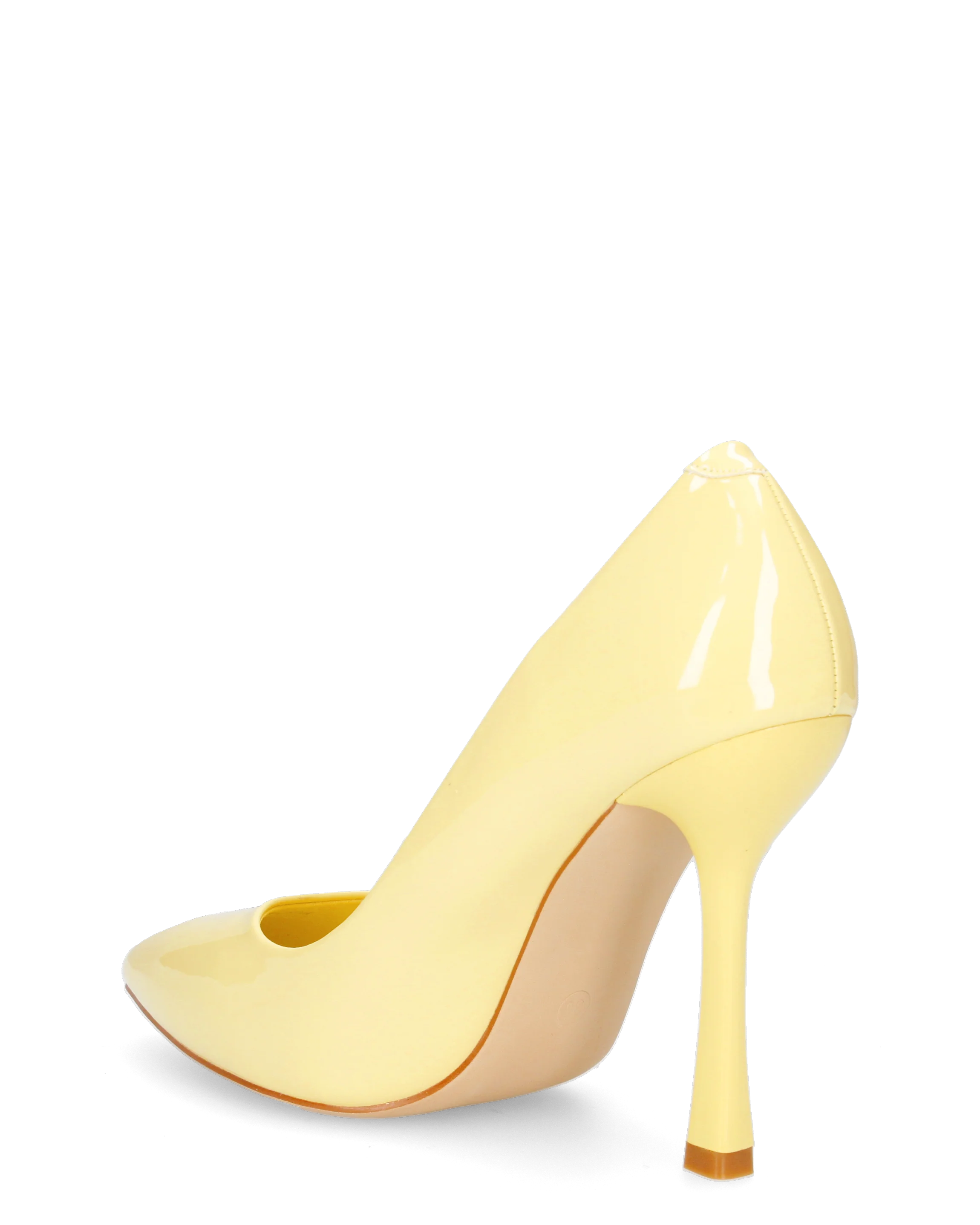 ELOWEN - décolleté in glassy giallo con tacco a spillo - Image 5