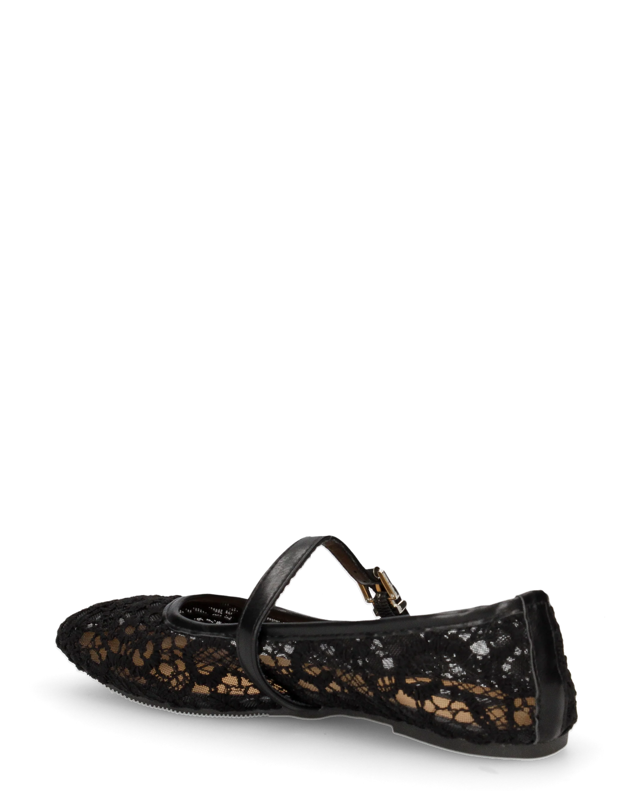 ETTA - ballerine neri traforate con soletta beige - Image 5