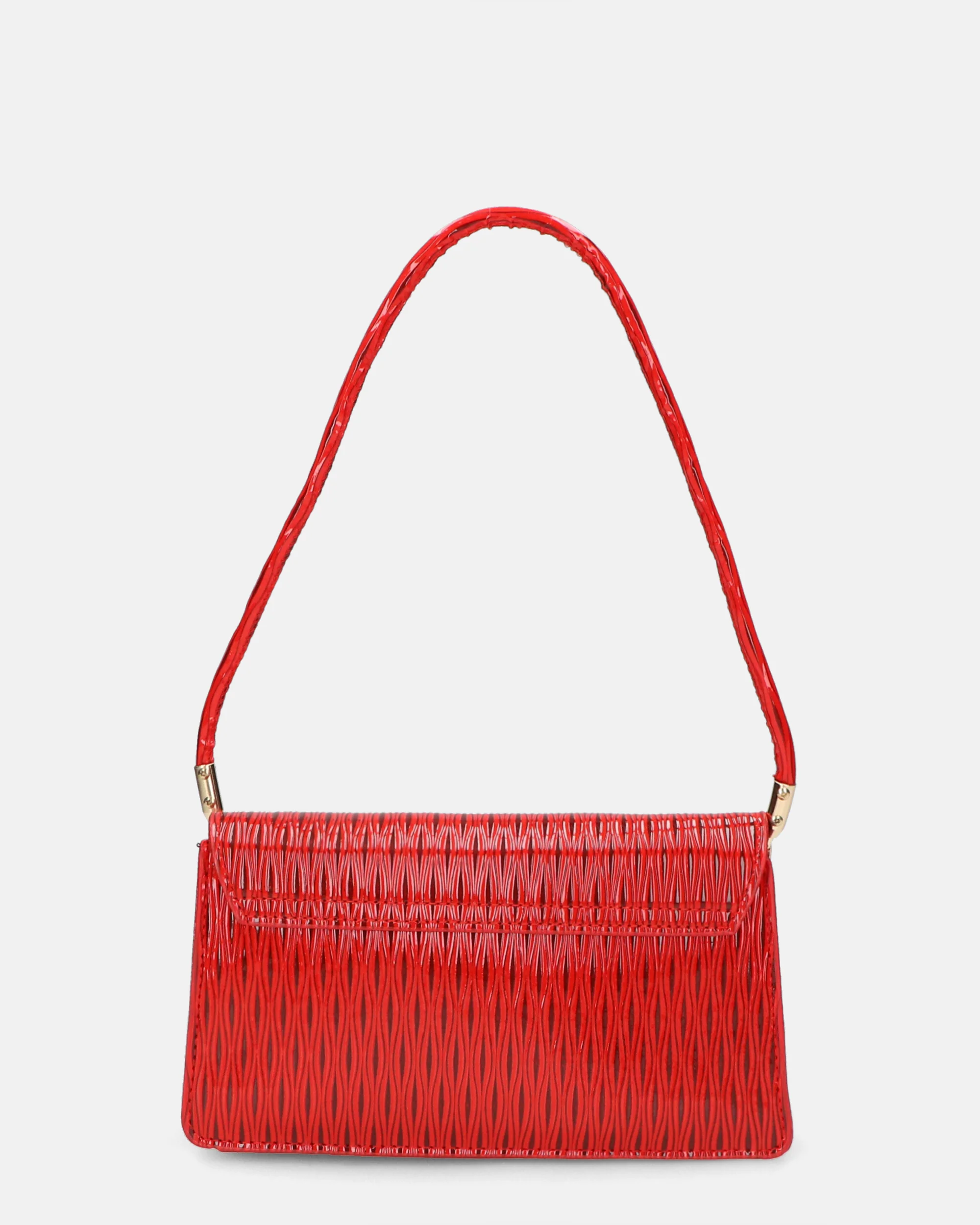 FANCY - borse in glassy rosso con chiusura magnetica - Image 3