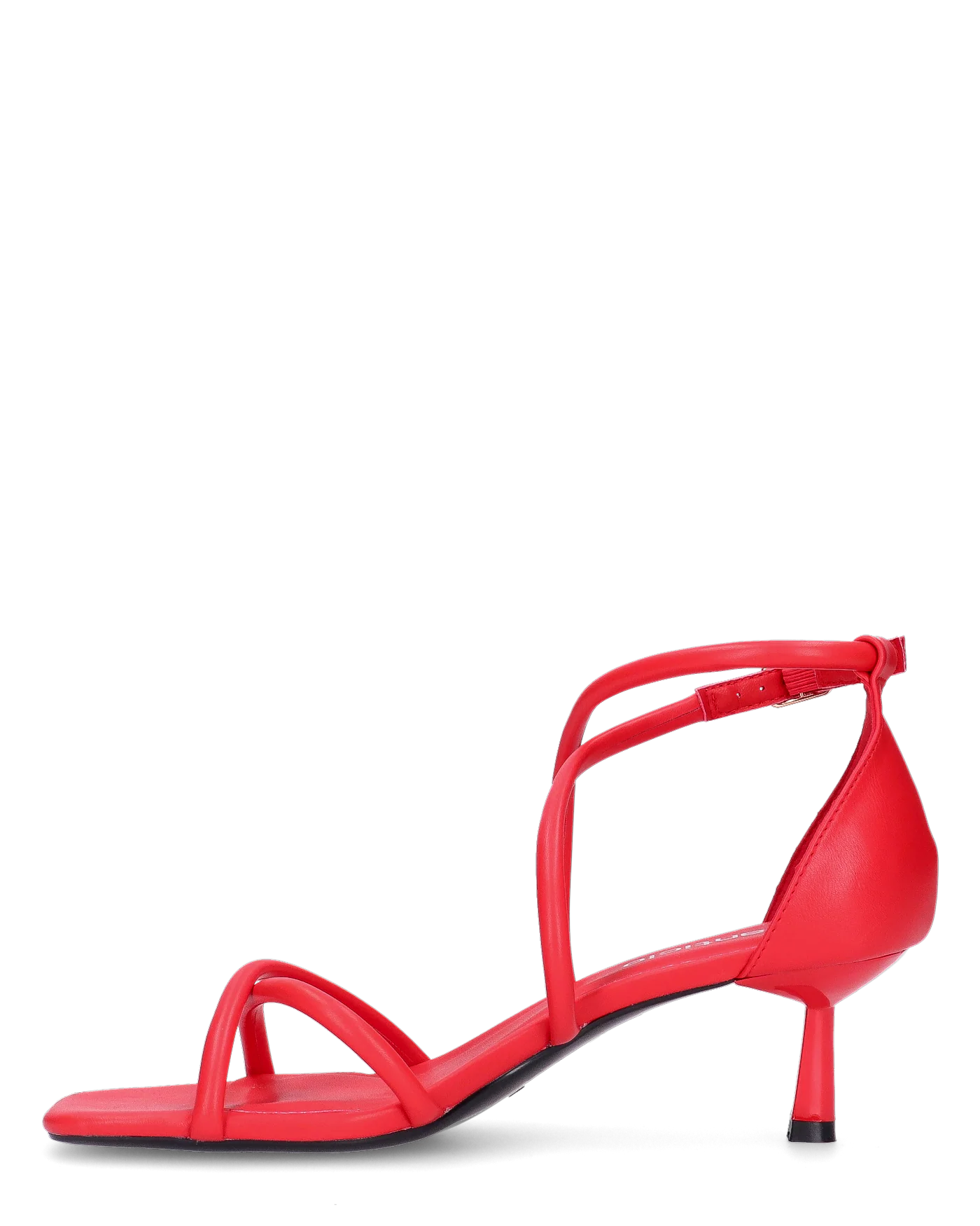 FRANCY - sandali in simil pelle rossa con cinturino - Image 3