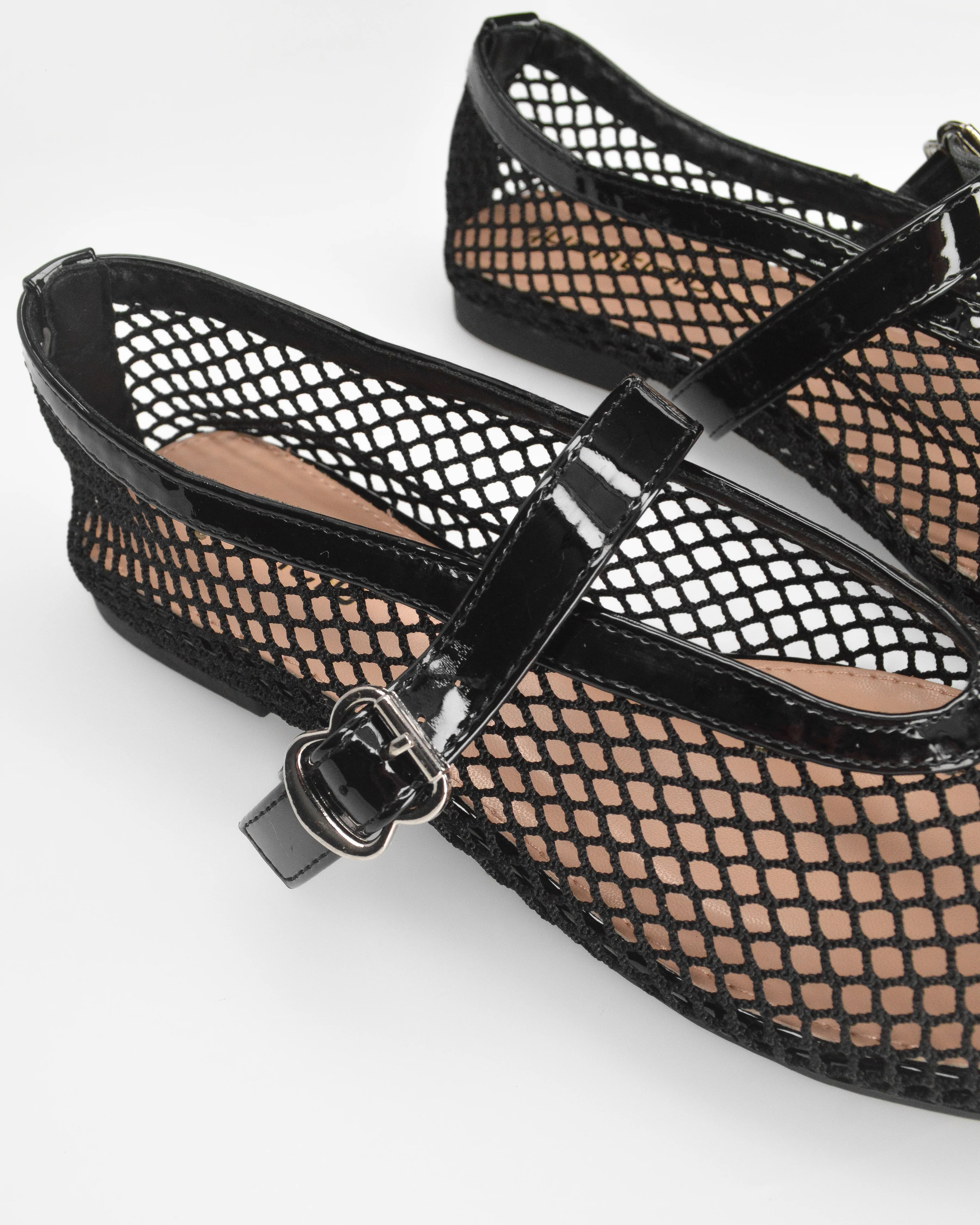 HAZEL - ballerine nere a rete - Image 4
