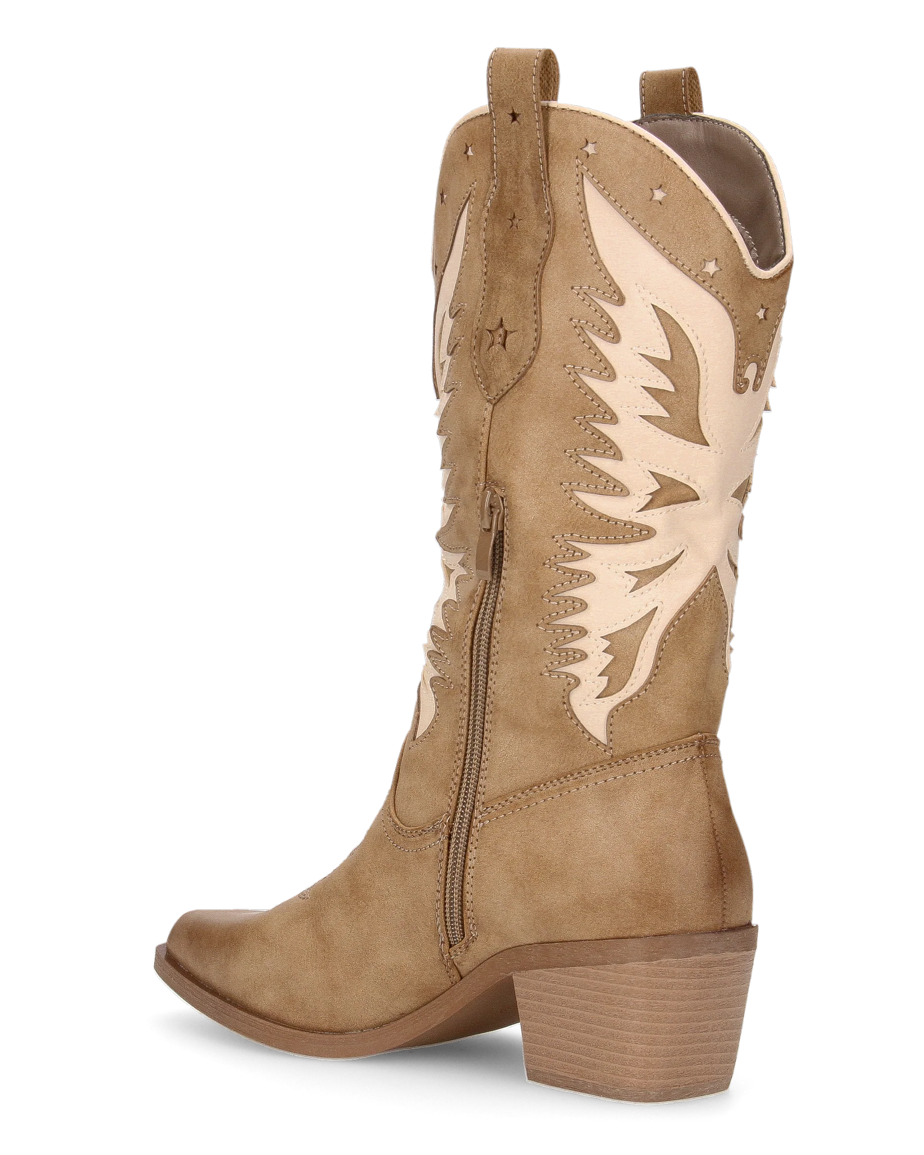 IRENE - camperos beige con disegni beige chiari - Image 6