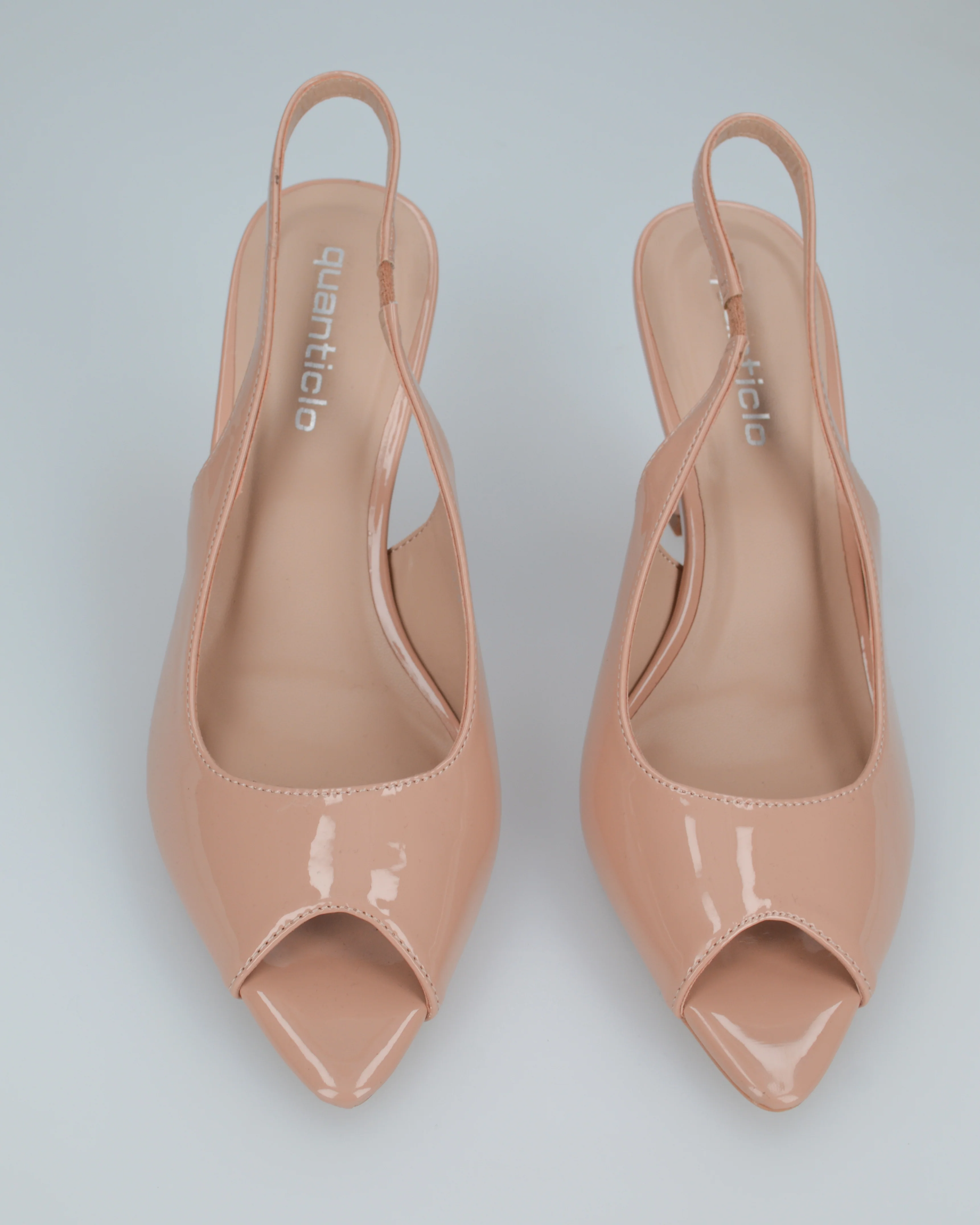 ISELIN - scarpe beige con cinturino e punta aperta - Image 3