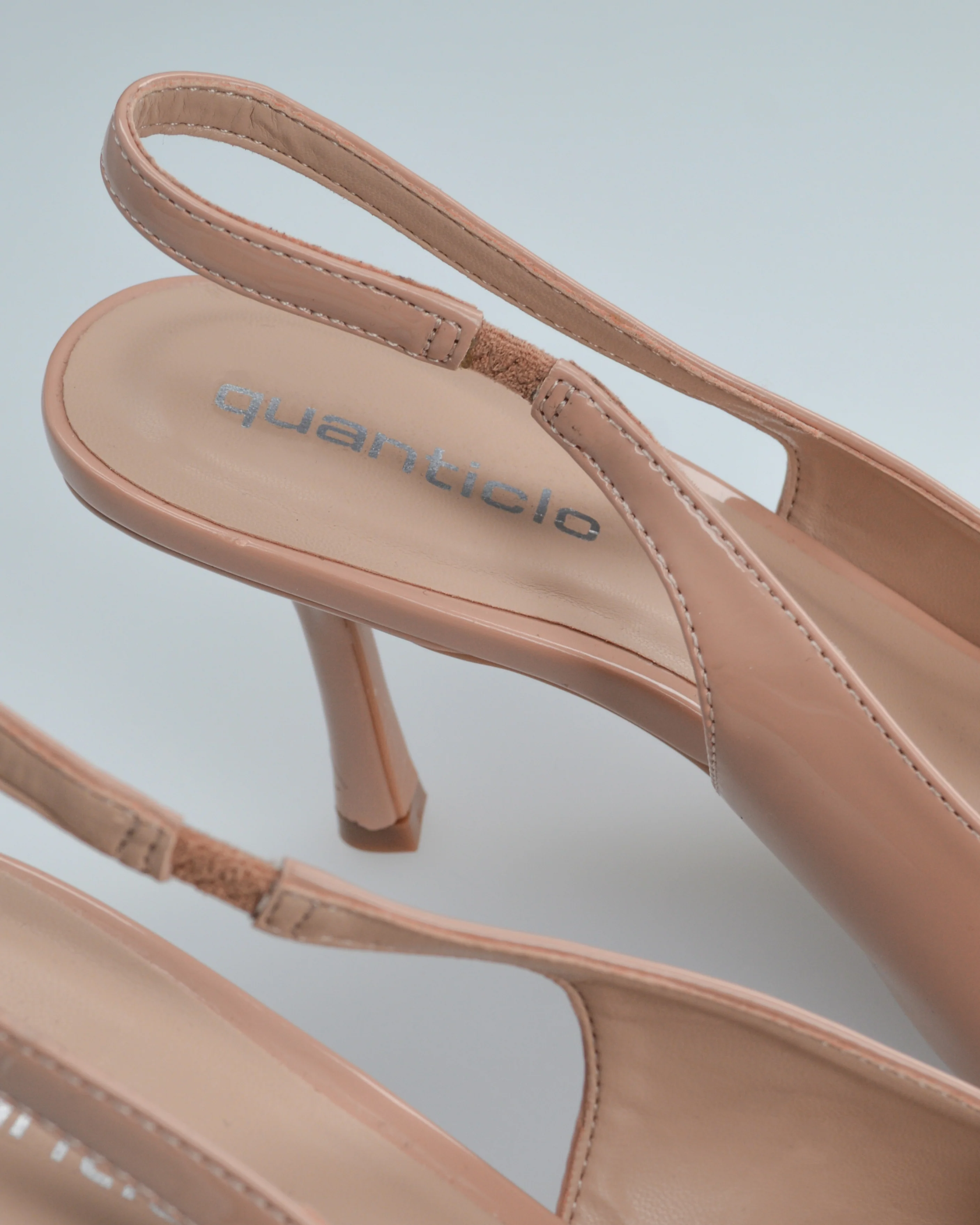 ISELIN - scarpe beige con cinturino e punta aperta - Image 4