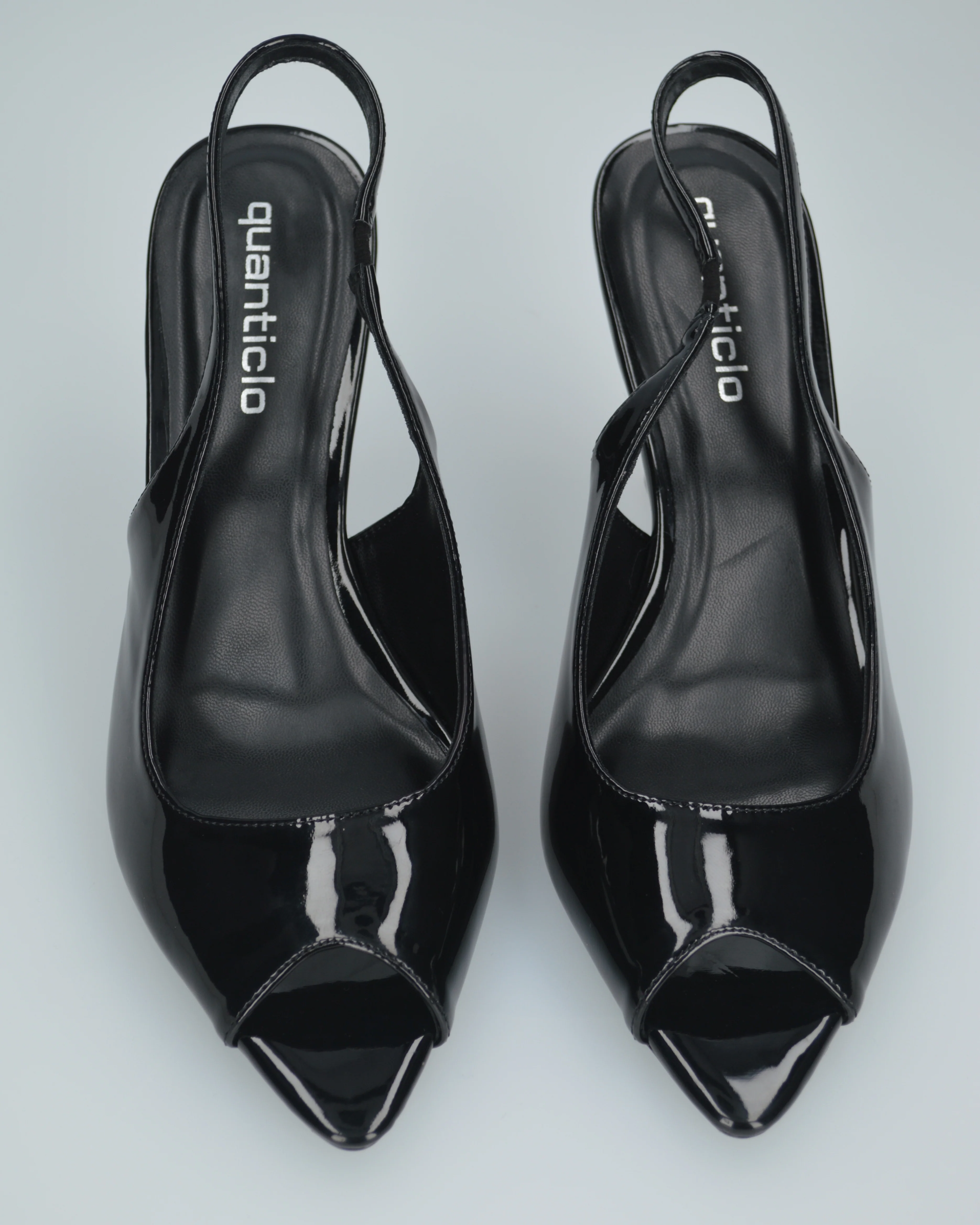 ISELIN - scarpe nere con cinturino e punta aperta - Image 3