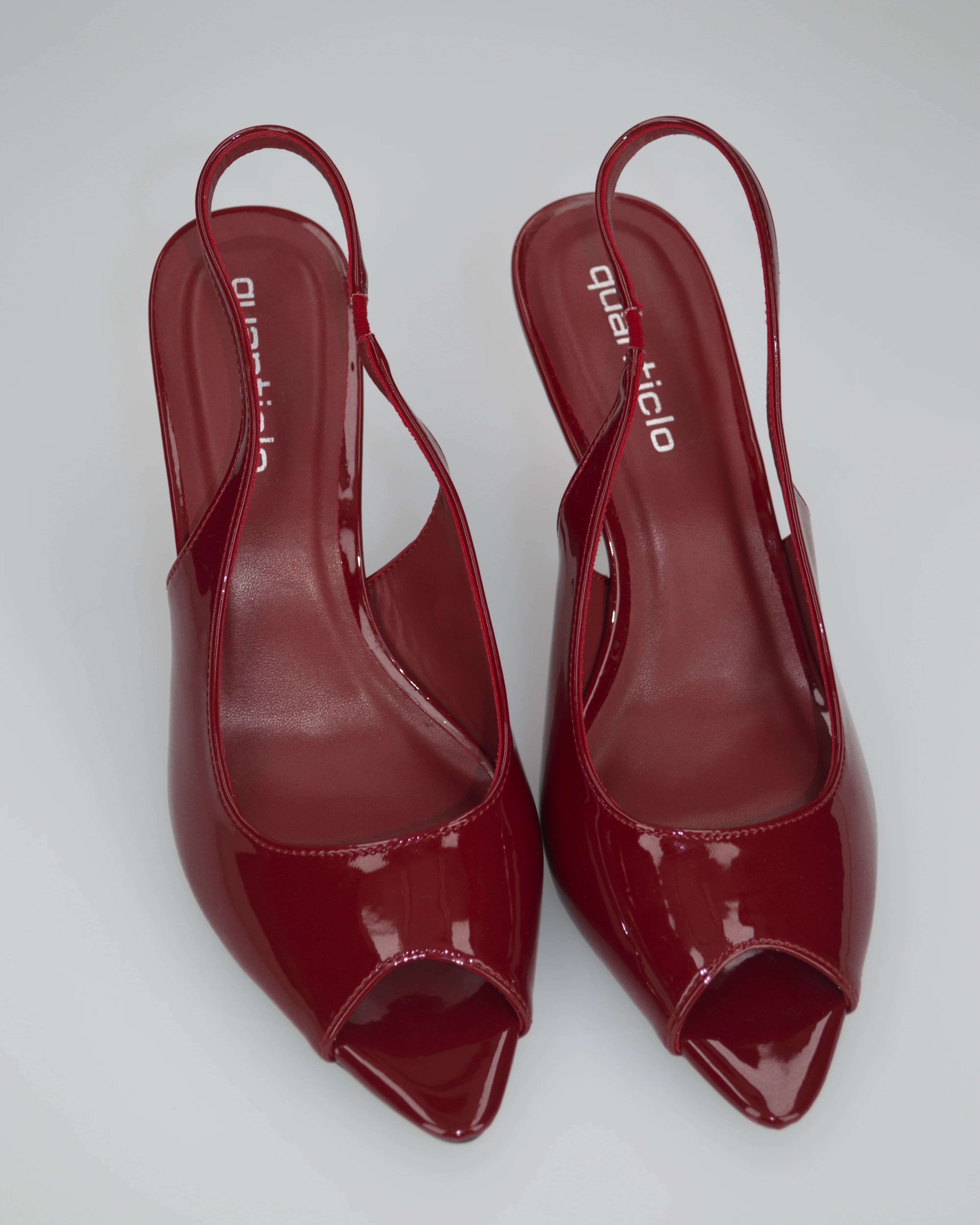 ISELIN - scarpe bordeaux con cinturino e punta aperta - Image 3