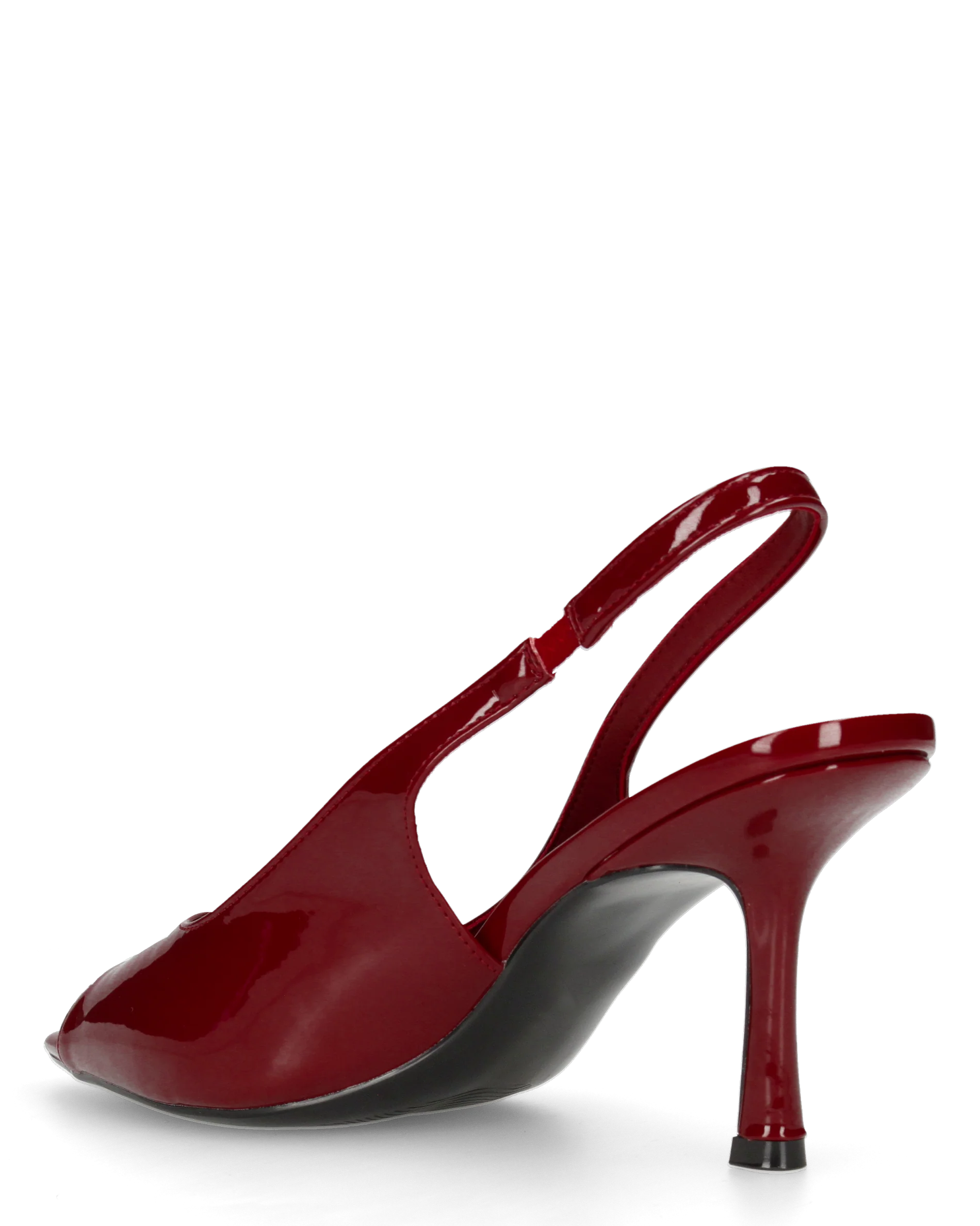 ISELIN - scarpe bordeaux con cinturino e punta aperta - Image 5