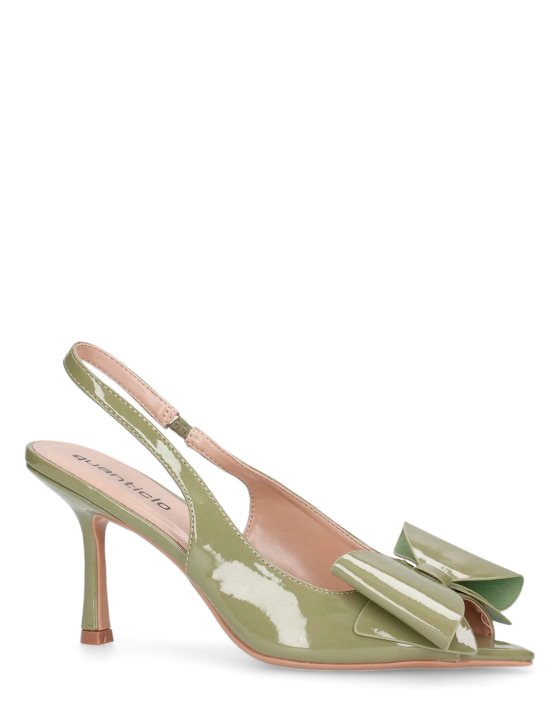 JULIE - décolleté verde con fiocco in punta - Image 2