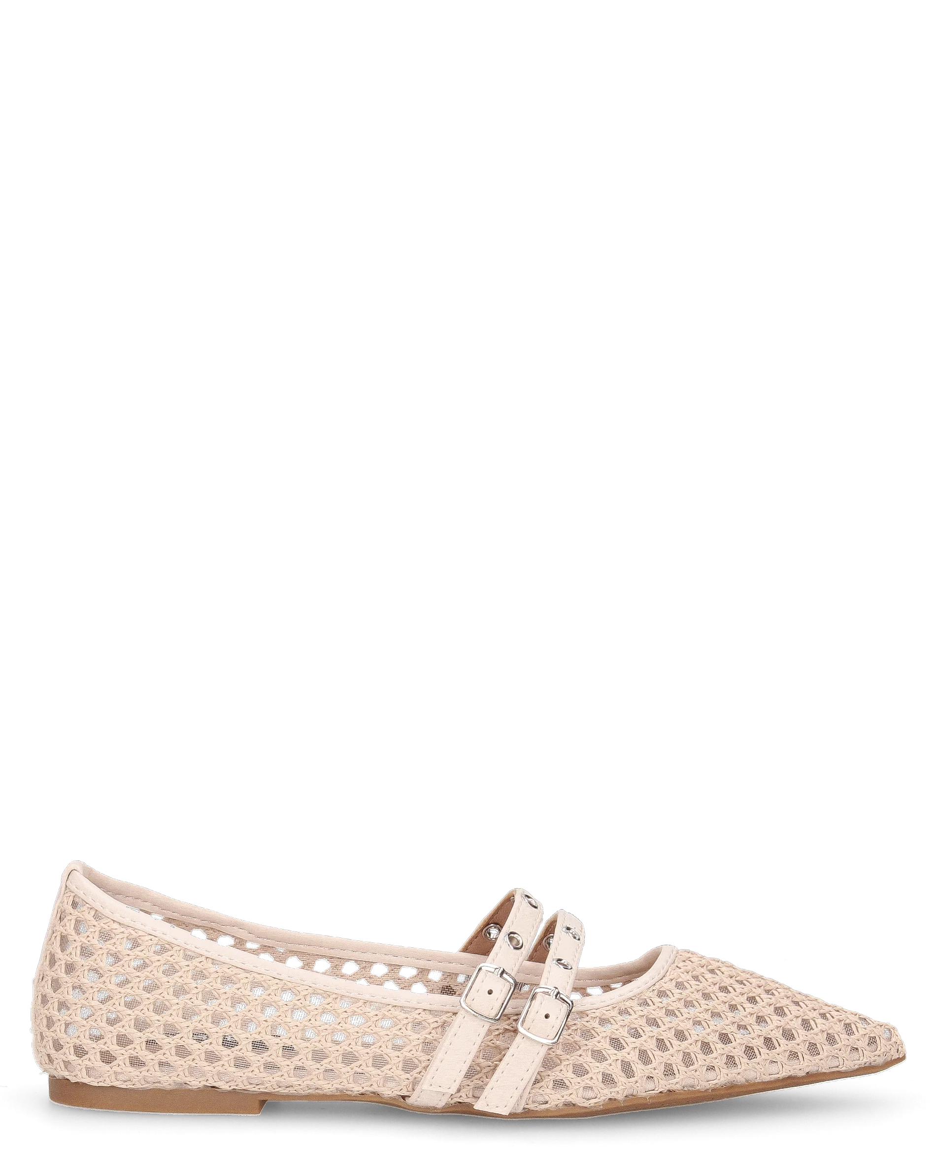 JUNINA - ballerine beige con texture traforata
