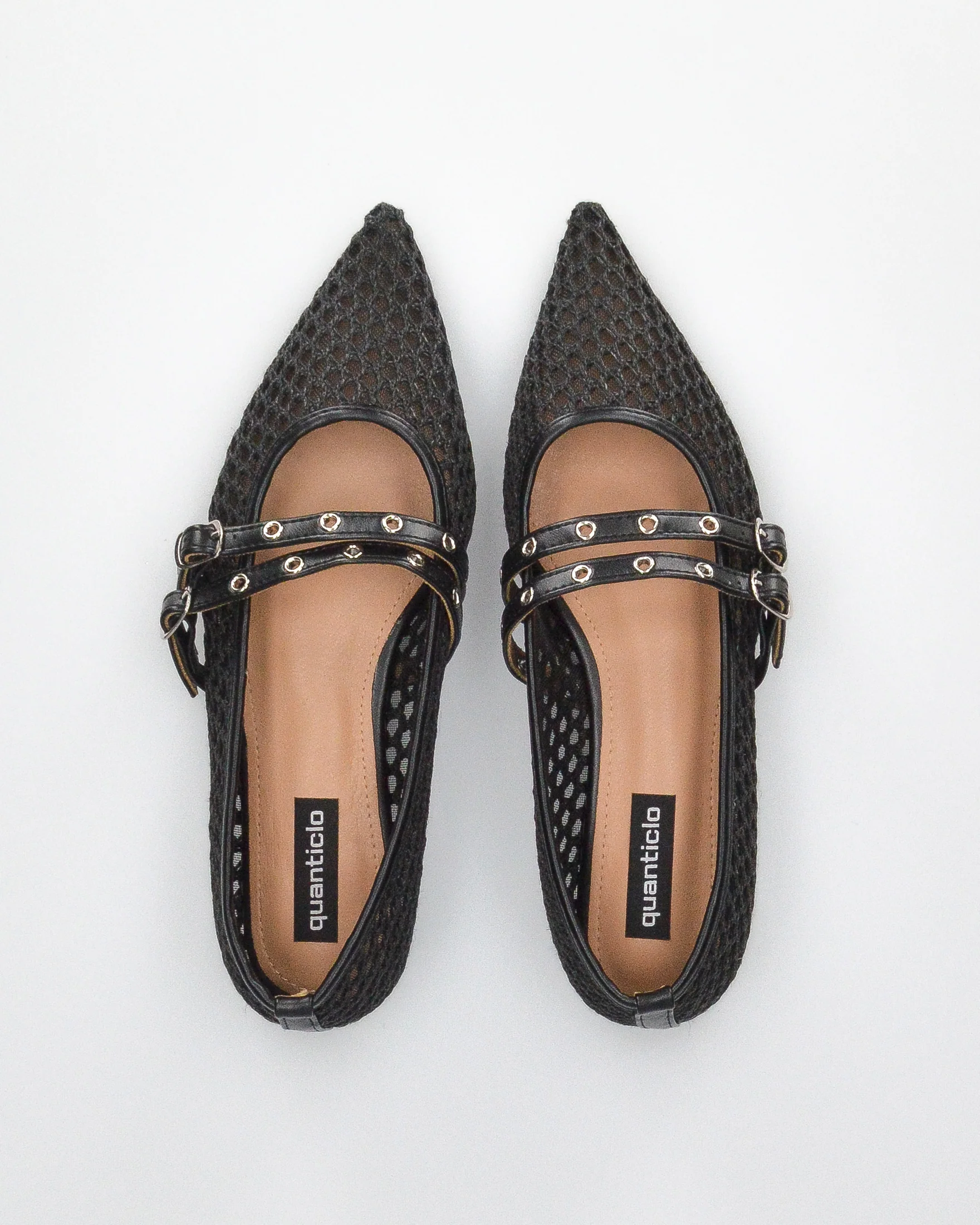 JUNINA - ballerine neri flat con texture traforata - Image 5