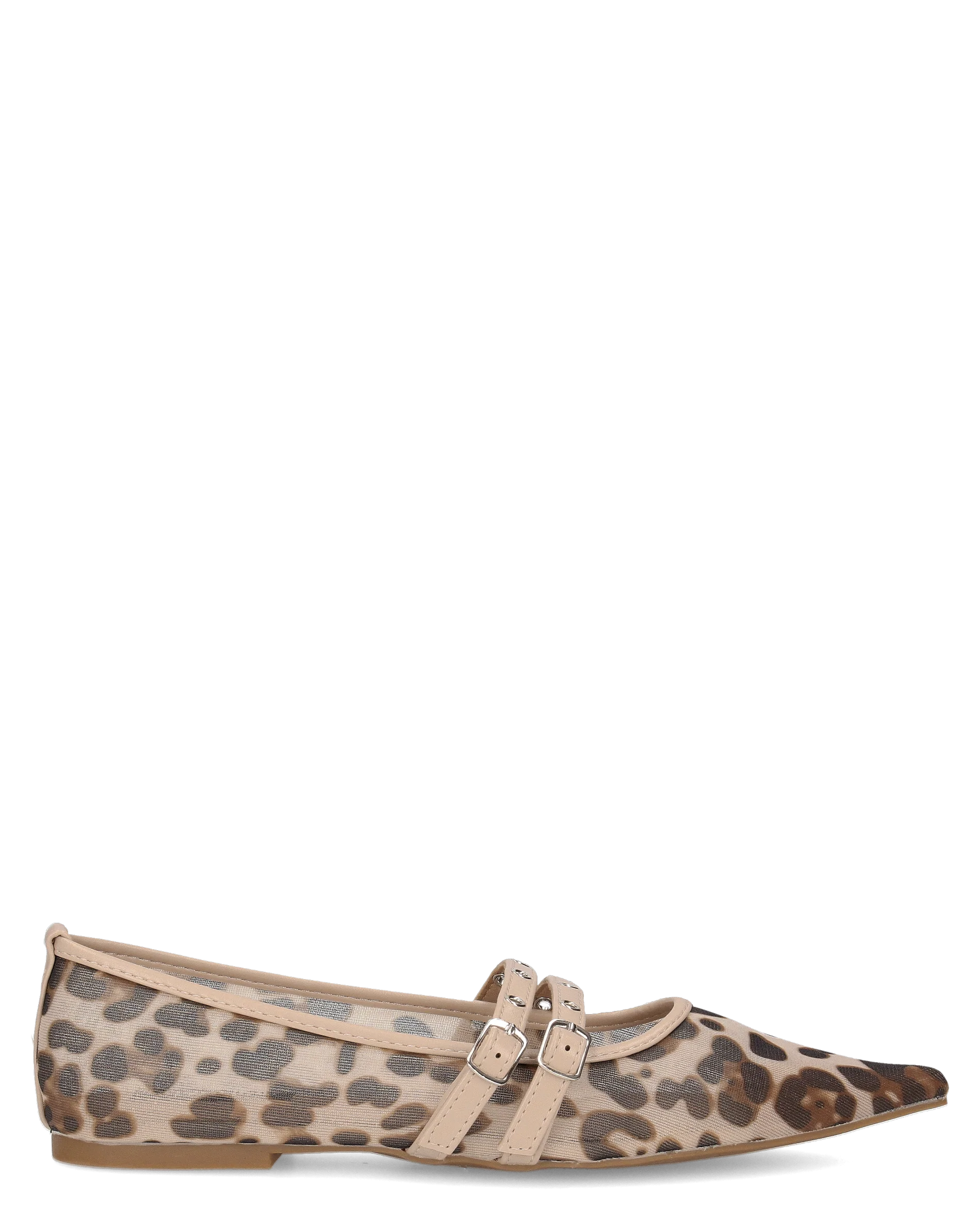 JUNINA - ballerine leopardate con texture traforata