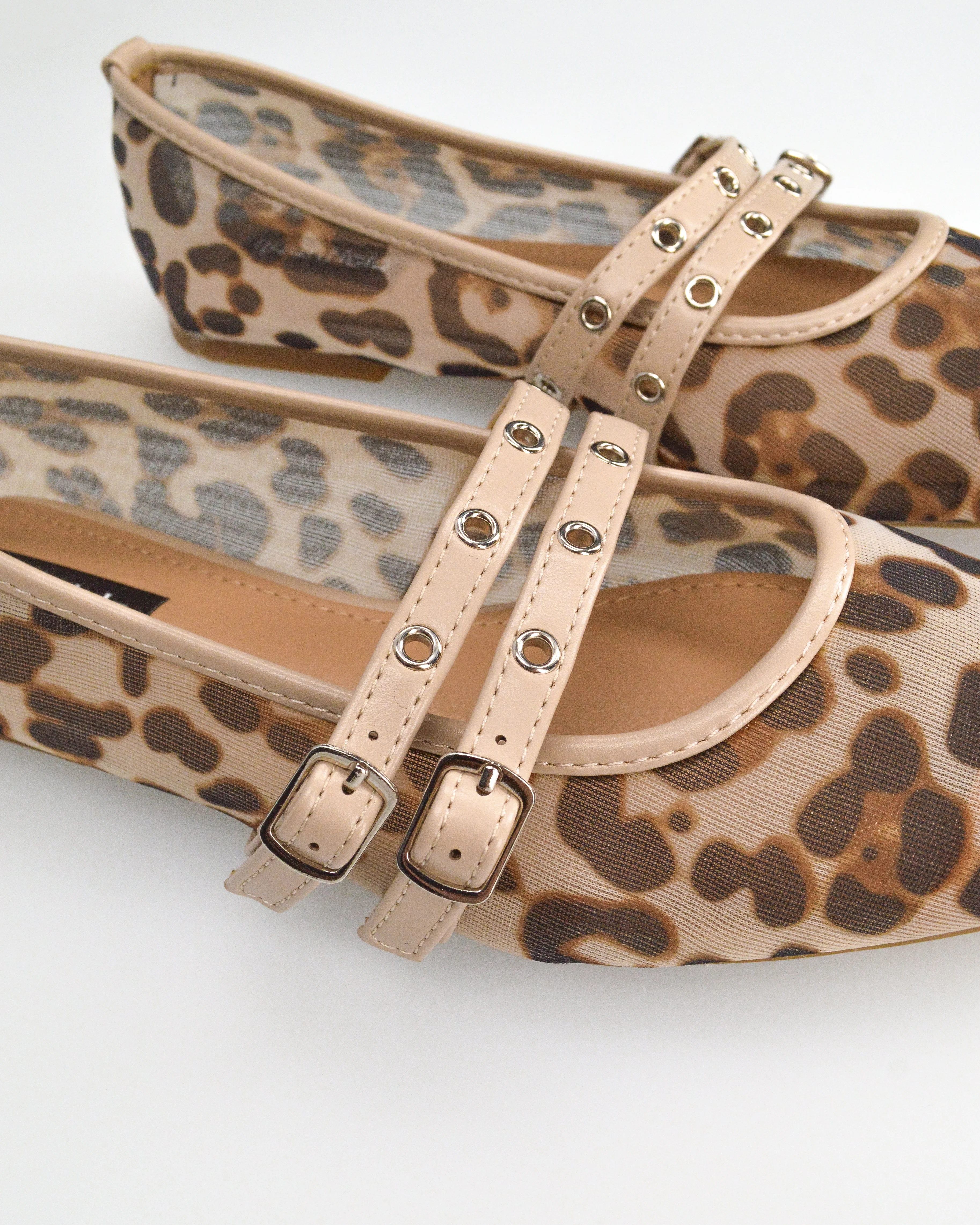 JUNINA - ballerine leopardate con texture traforata - Image 4