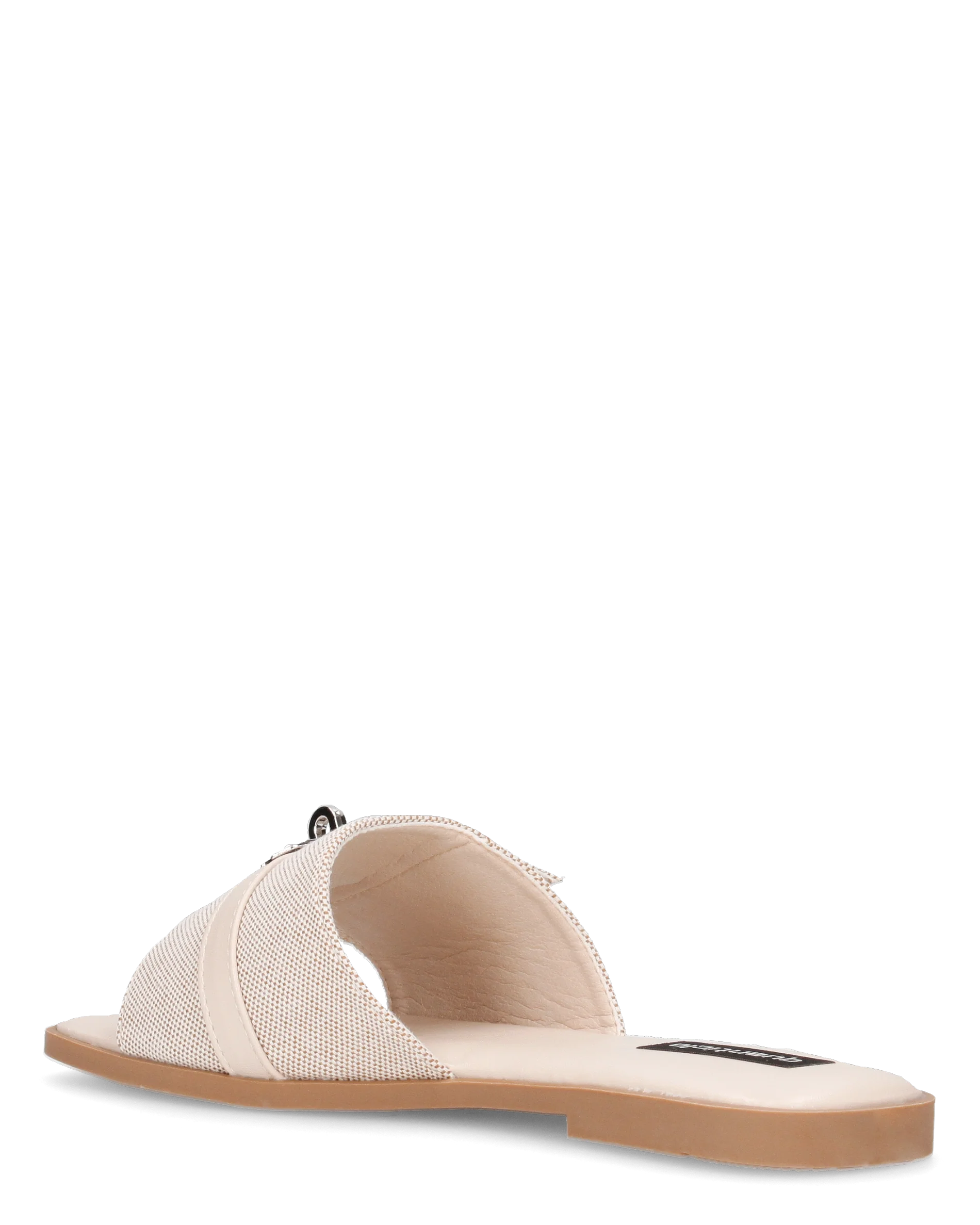 KAJY - ciabattine beige con fascia in tessuto rigido - Image 5