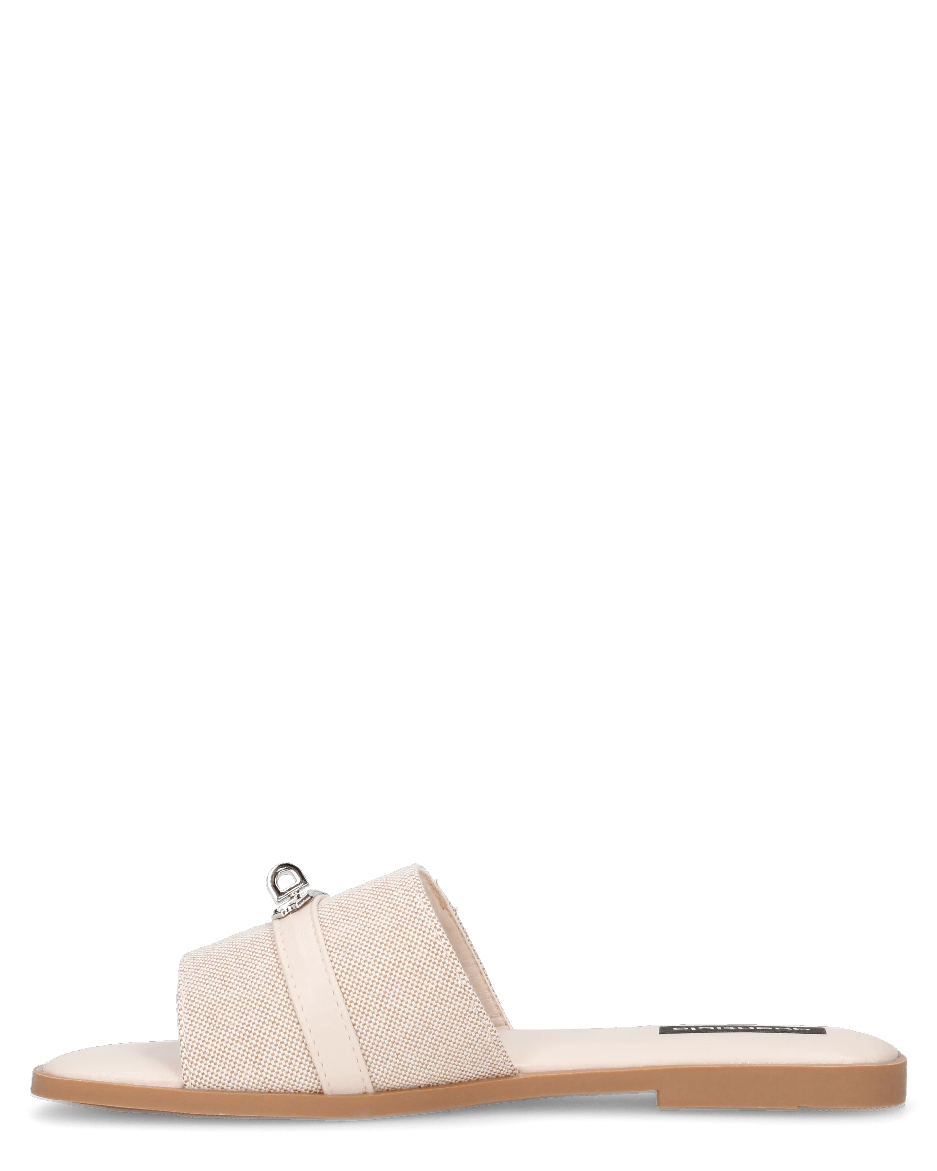 KAJY - ciabattine beige con fascia in tessuto rigido - Image 6