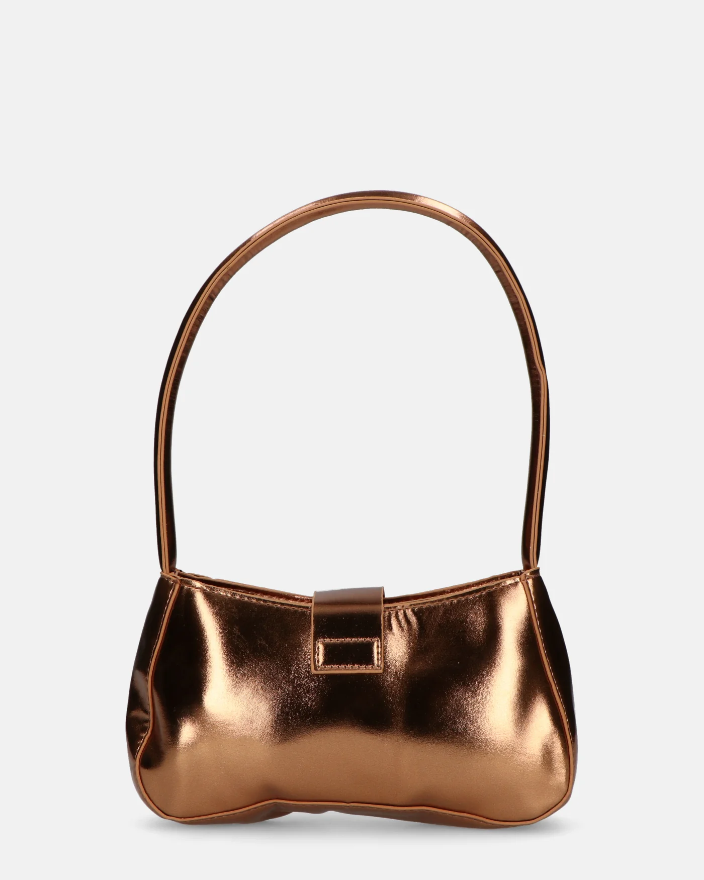 KAT - borsetta color bronzo glassy con fibbia - Image 3