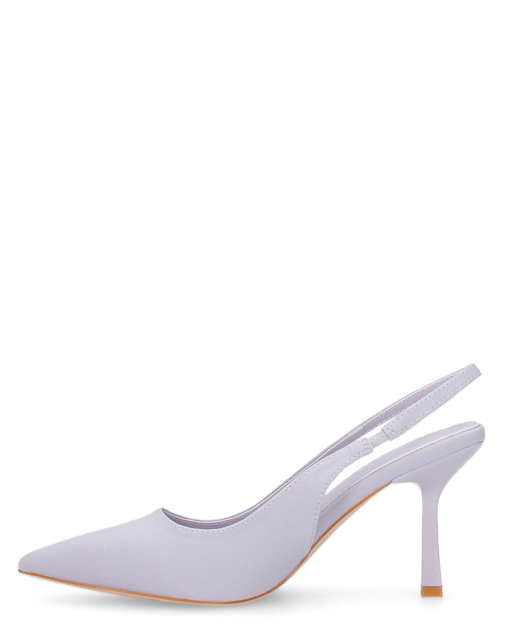 KLARA - Décolleté slingback in lycra lilla con tacco a stiletto - Image 3