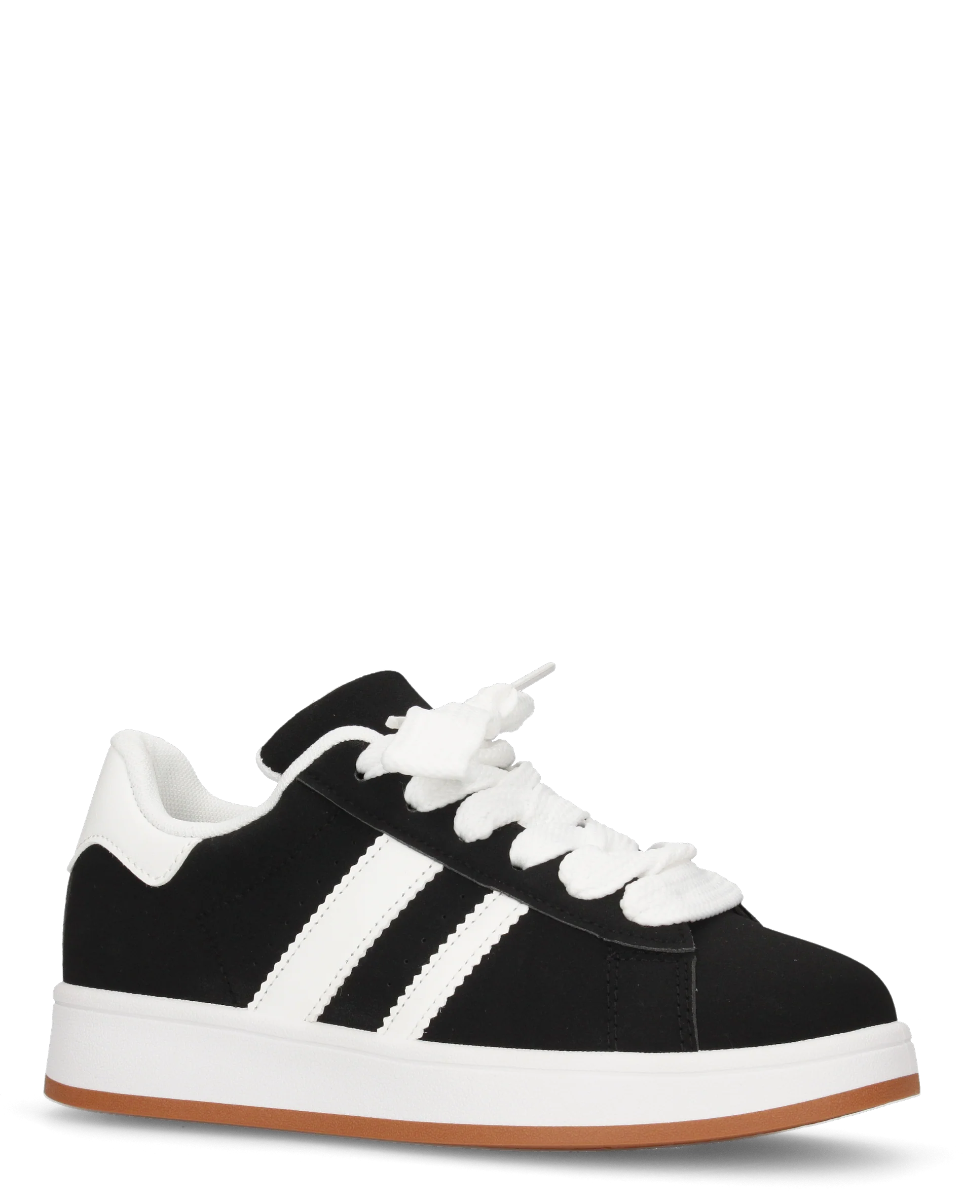 MARGARET - sneakers nere con suola e dettagli bianchi - Image 2