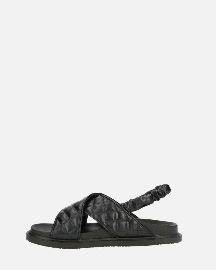 MICH - sandali neri con ecopelle padded - Image 10