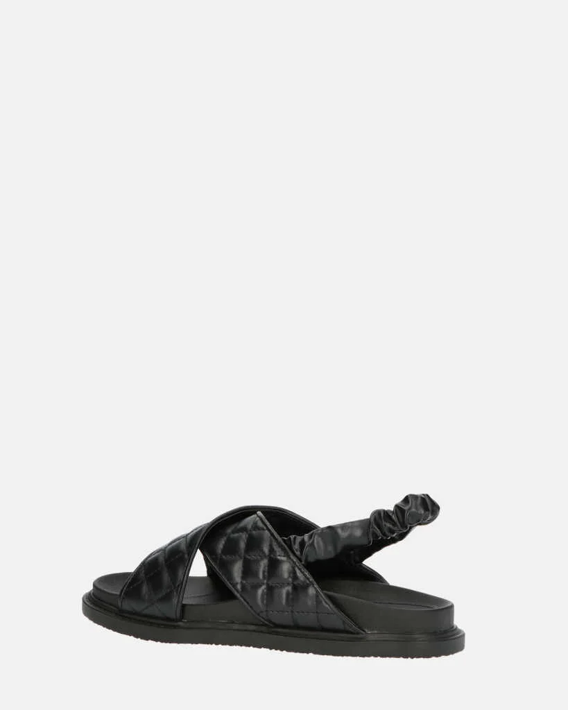 MICH - sandali neri con ecopelle padded - Image 11