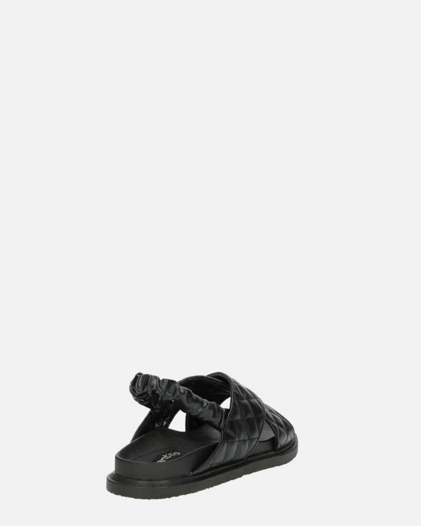 MICH - sandali neri con ecopelle padded - Image 14