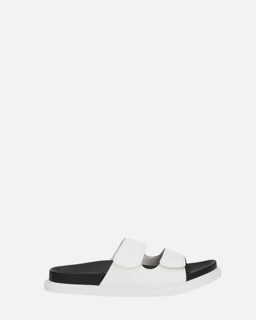 NUHA - sandali bianchi con chiusure in velcro - Image 4