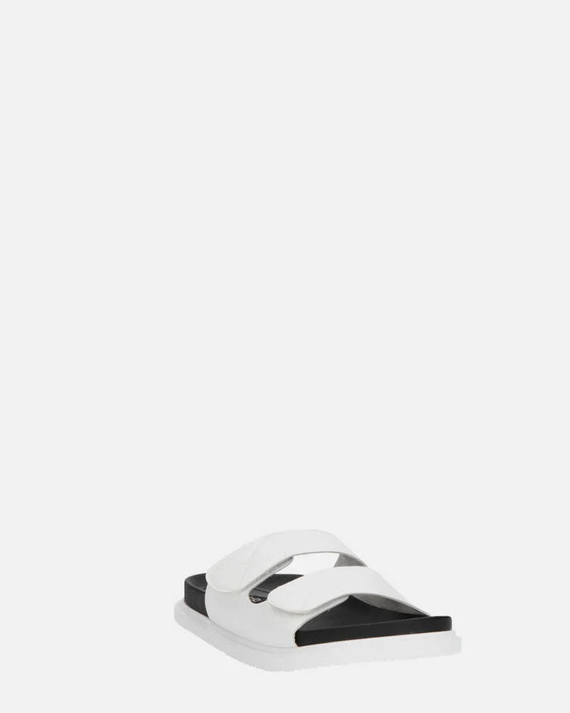 NUHA - sandali bianchi con chiusure in velcro - Image 6