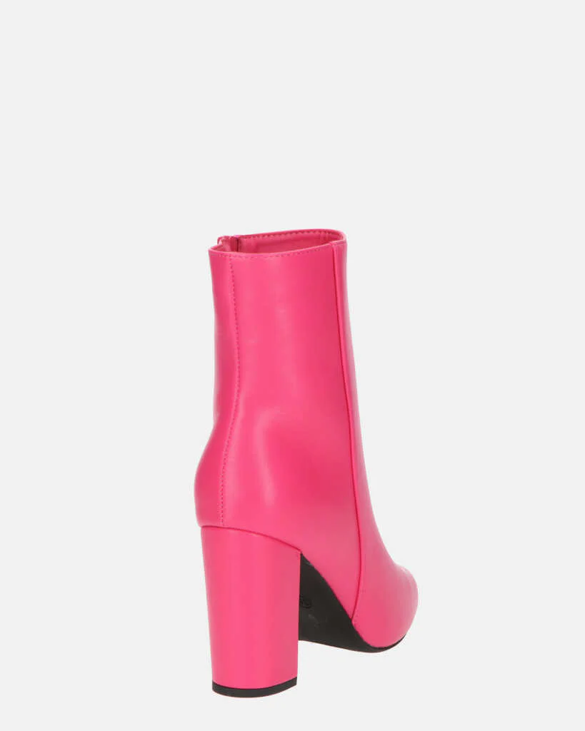 OLIVIA - stivaletti con cerniera in PU fucsia - Image 13