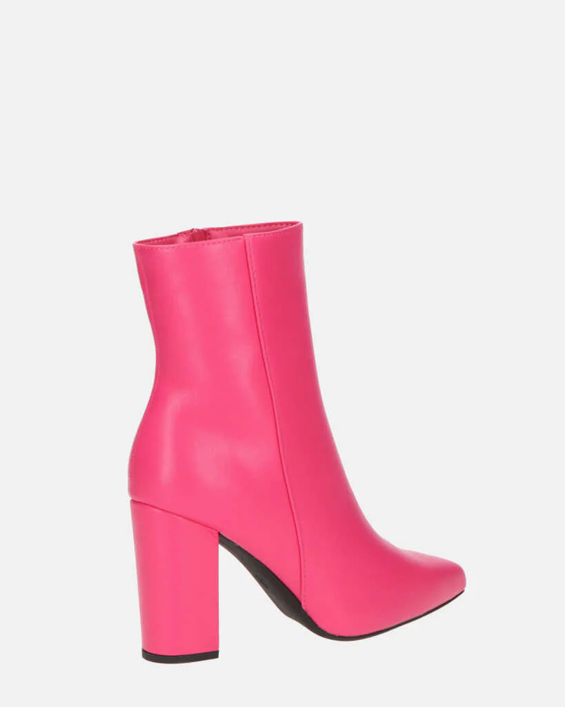 OLIVIA - stivaletti con cerniera in PU fucsia - Image 14