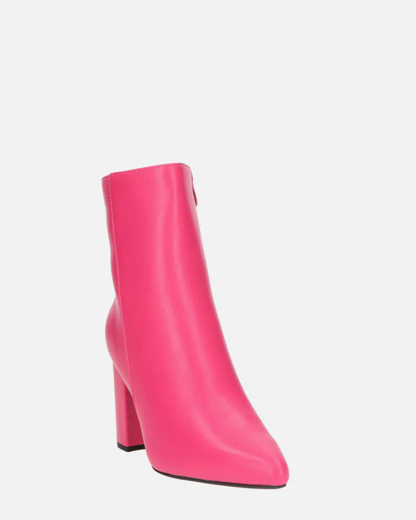 OLIVIA - stivaletti con cerniera in PU fucsia - Image 5