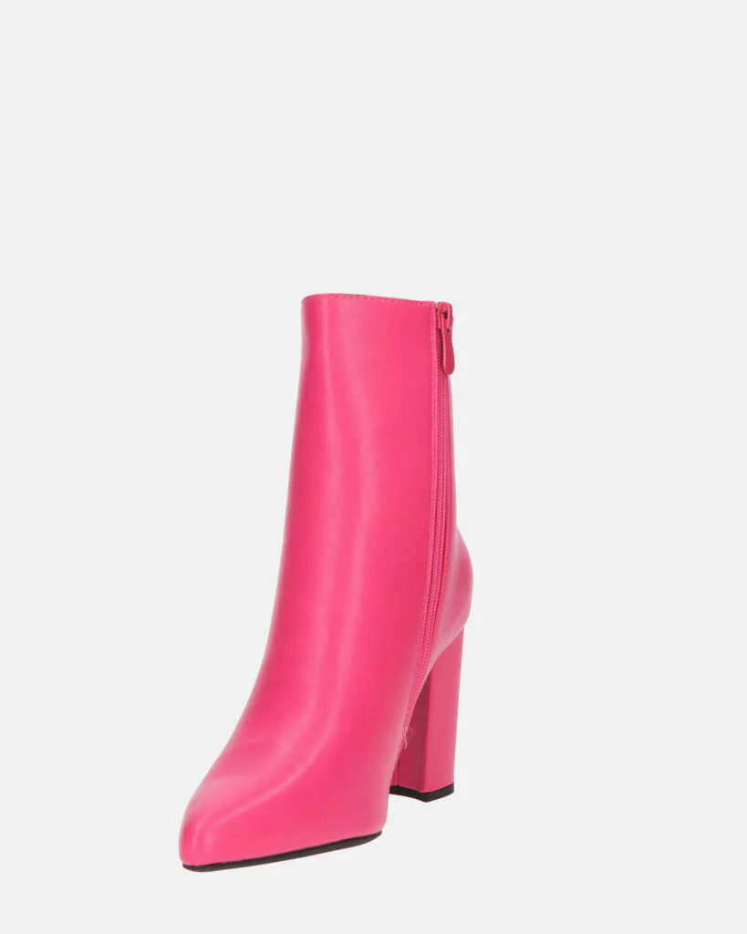 OLIVIA - stivaletti con cerniera in PU fucsia - Image 7