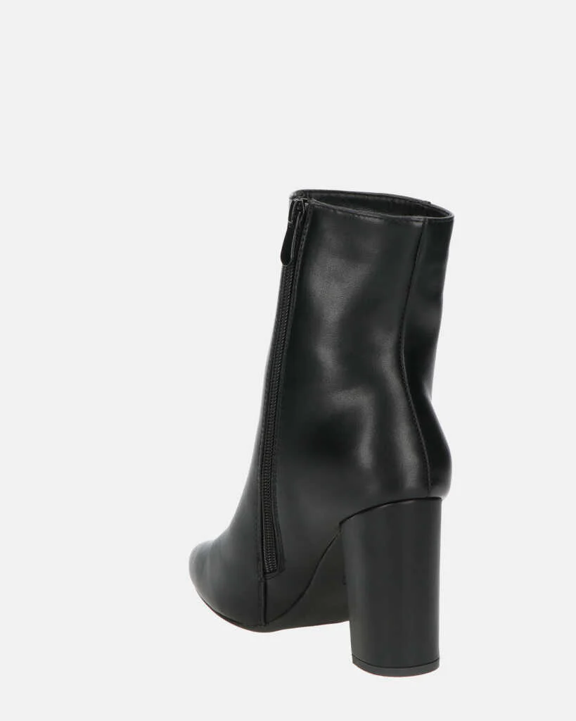 OLIVIA - stivaletti con cerniera in PU nero - Image 11