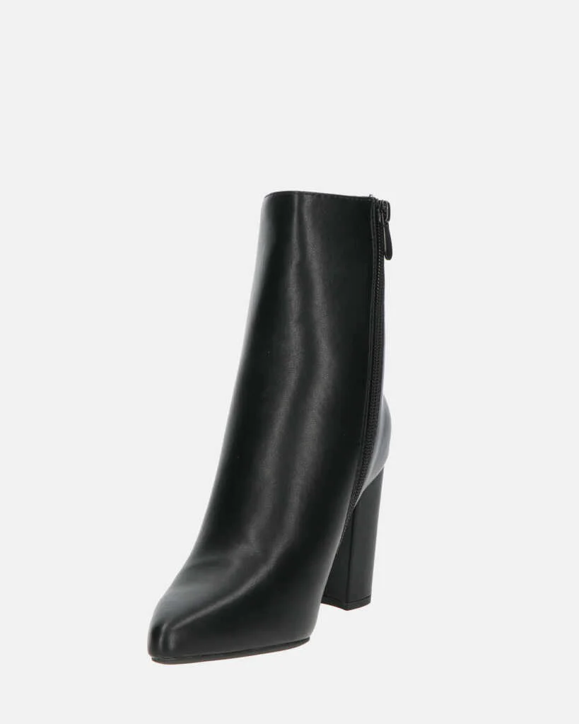 OLIVIA - stivaletti con cerniera in PU nero - Image 7