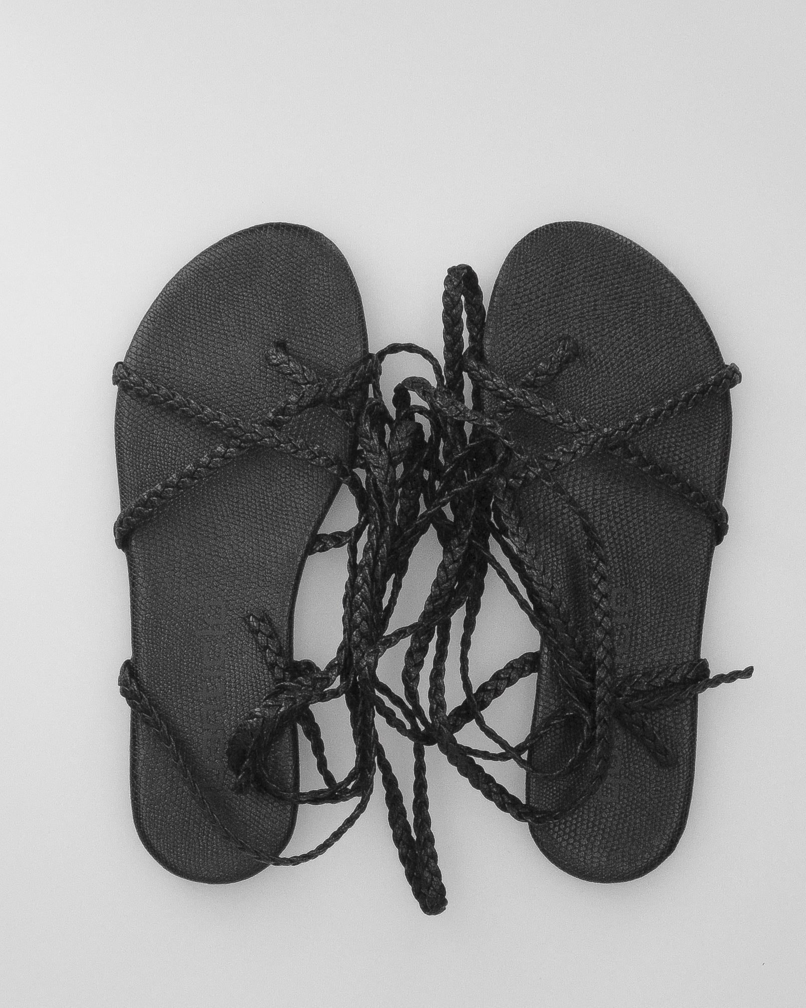 PAOLA - sandali flat con soletta in trama pitonata - Image 4