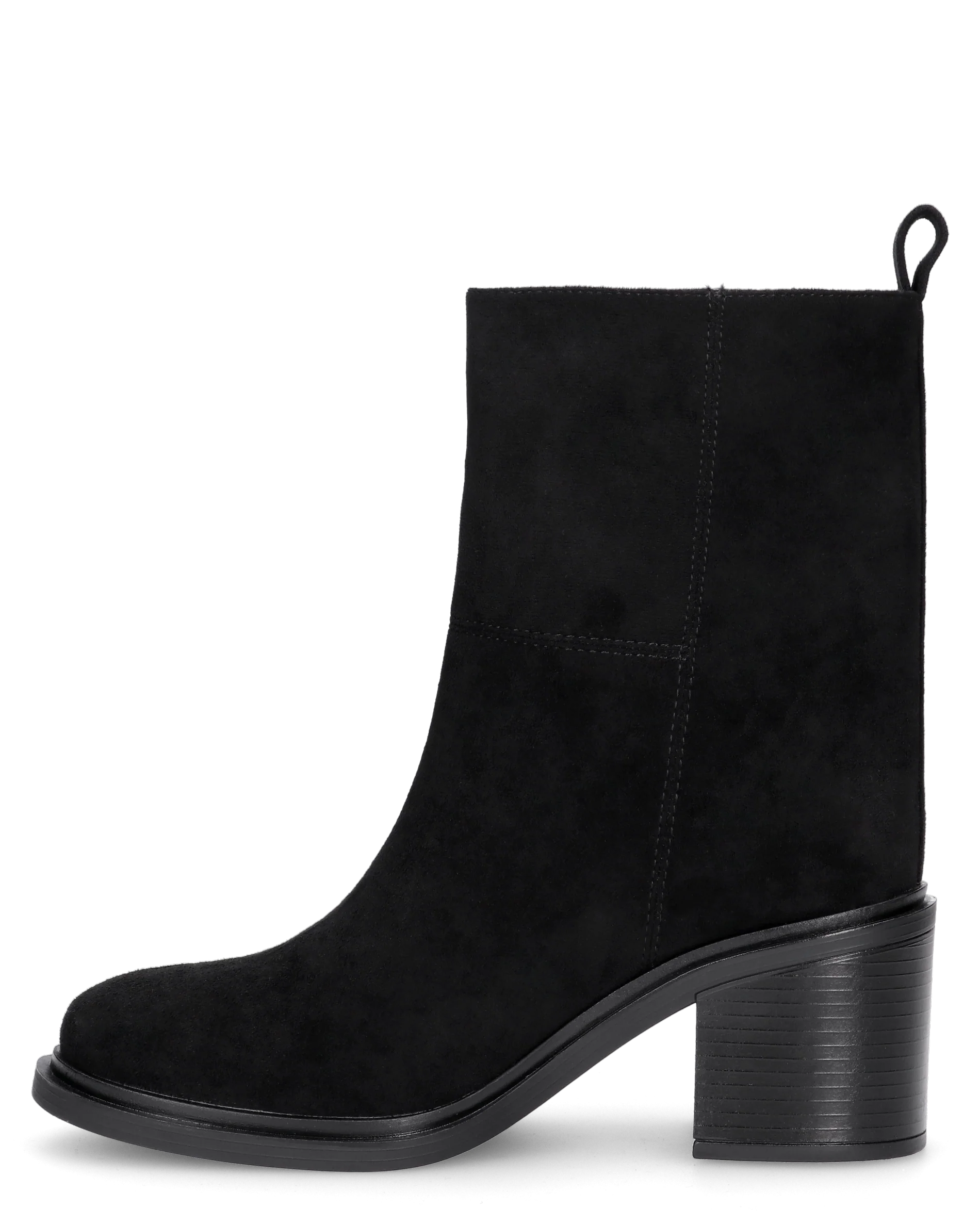 PENNY - stivaletto con tacco basso in camoscio nero - Image 2