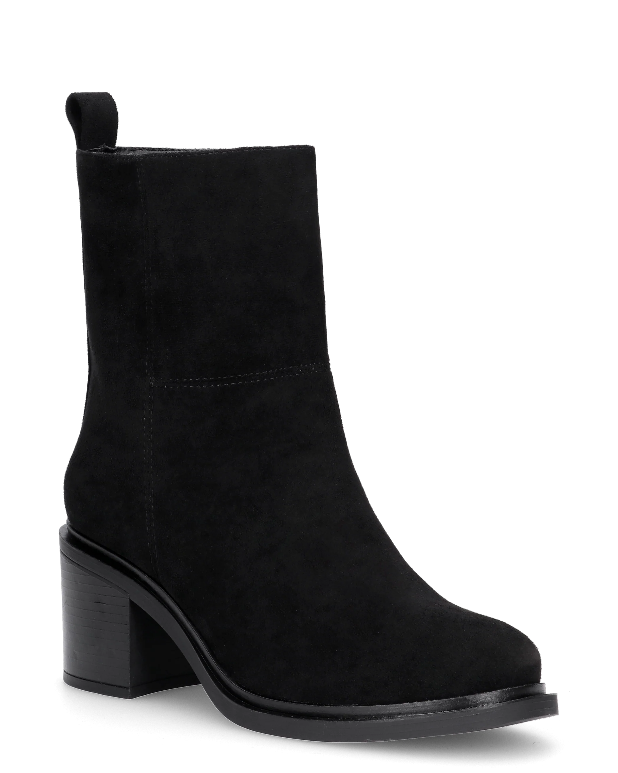 PENNY - stivaletto con tacco basso in camoscio nero - Image 3