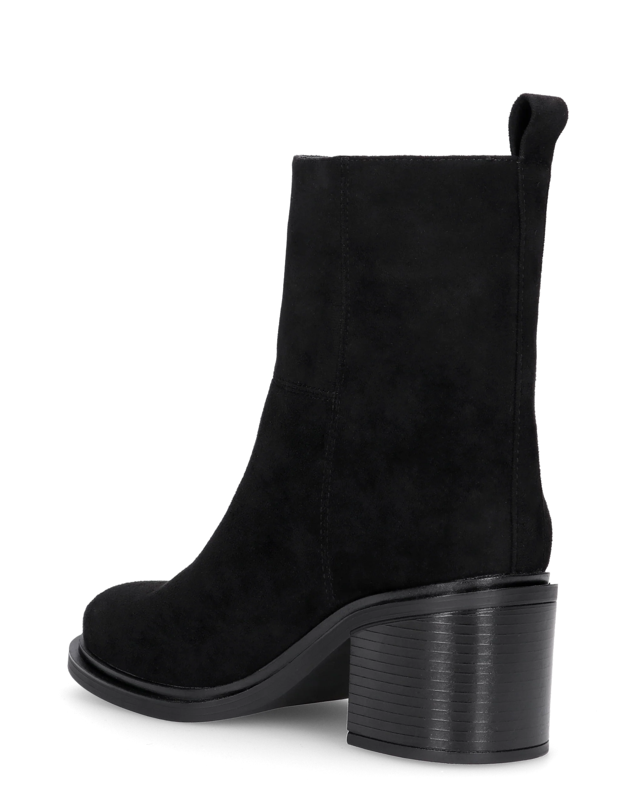 PENNY - stivaletto con tacco basso in camoscio nero - Image 4
